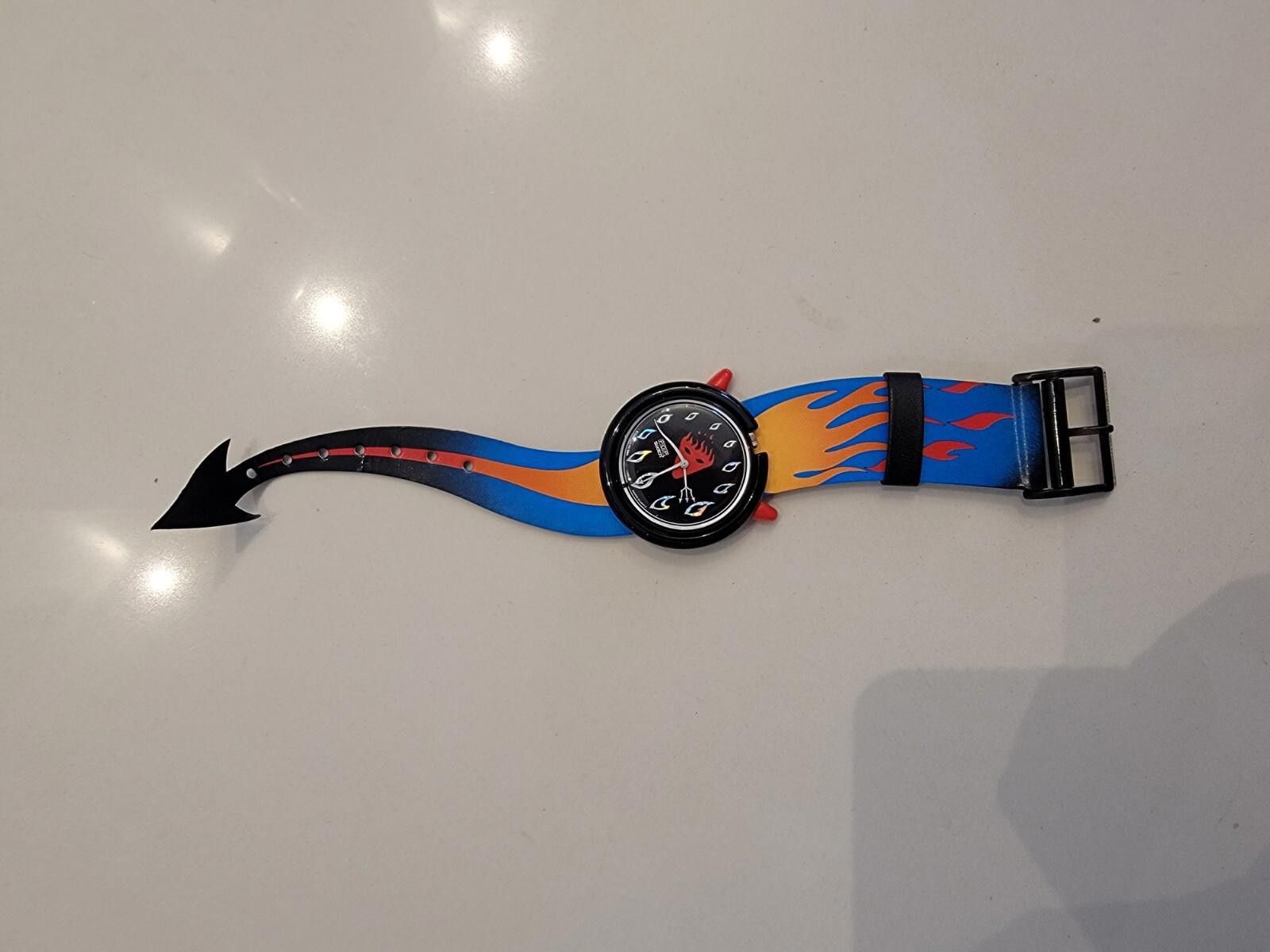 Swatch VTG 1995 Pop Swatch Watch BOO Hot Stuff PMB103 Halloween BOO Size ONE SIZE - 1 Thumbnail