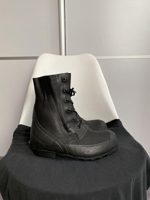 Vintage Vintage Bunny Mickey Combat Raf Runway Boots Grailed