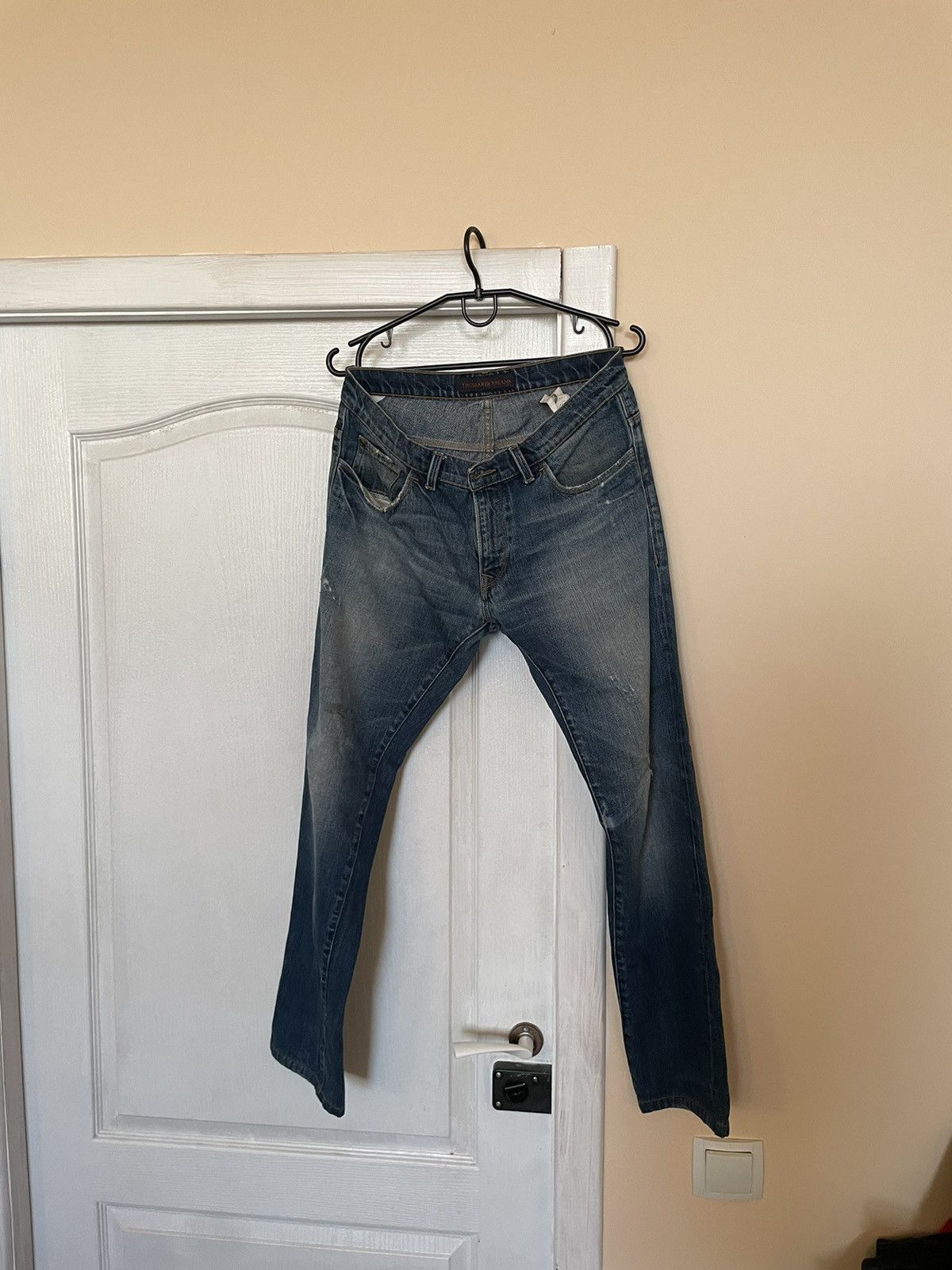Trussardi × Vintage RARE Trussardi jeans denim PANTS old money luxury Size US 33 - 7 Thumbnail