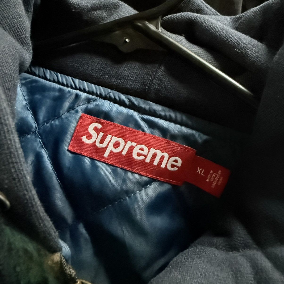 Supreme Leopard Fleece Zip Up Hooded Shirt Size US XL / EU 56 / 4 - 3 Thumbnail