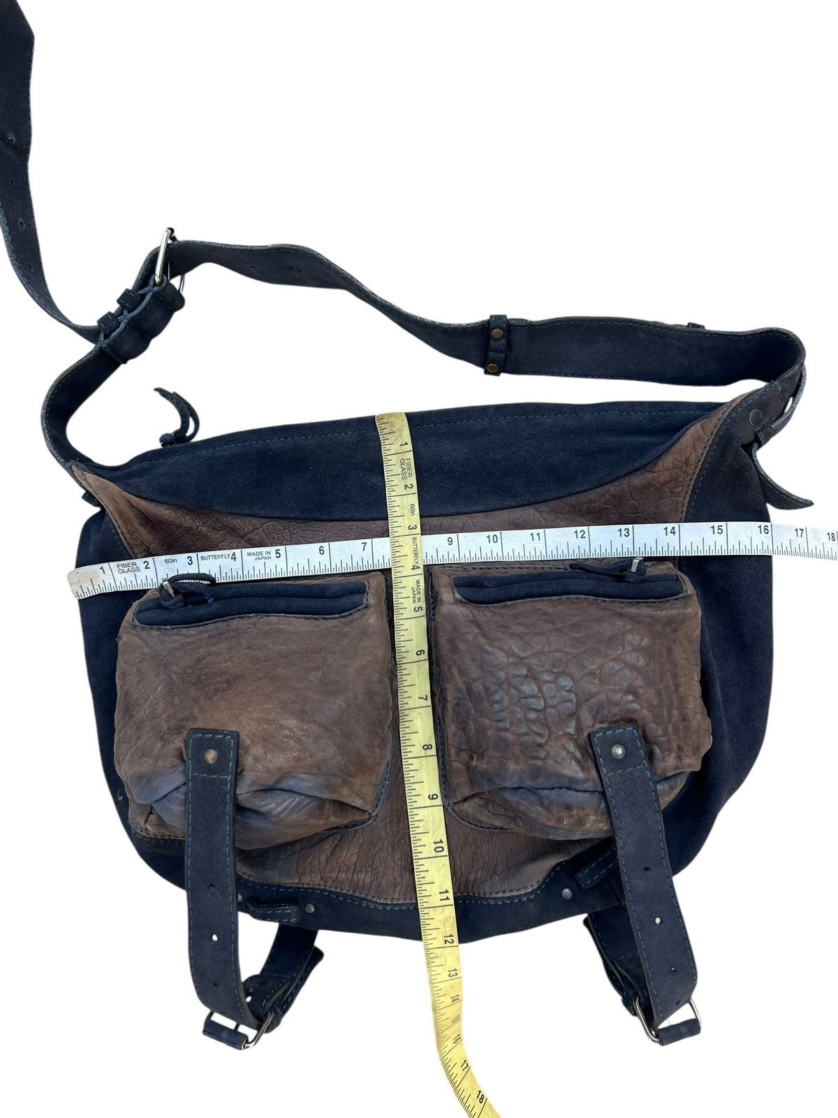 Leather Jerome Dreyfuss Patina Hybrid Leather Hobo Bag Size ONE SIZE - 4 Thumbnail