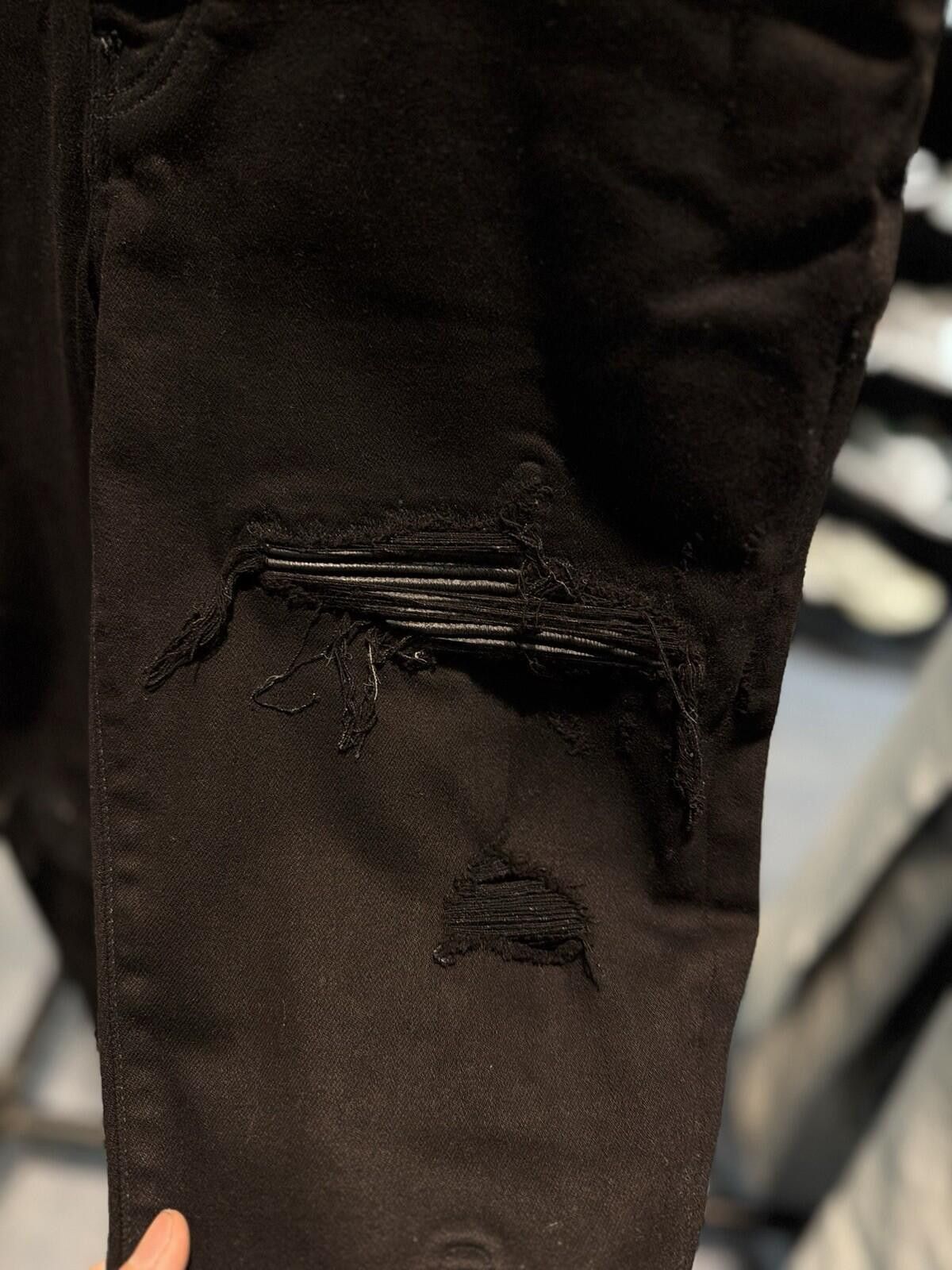 Amiri Size 33 - Amiri Black Pants MX1 Black Patch Jeans Size US 33 - 8 Thumbnail