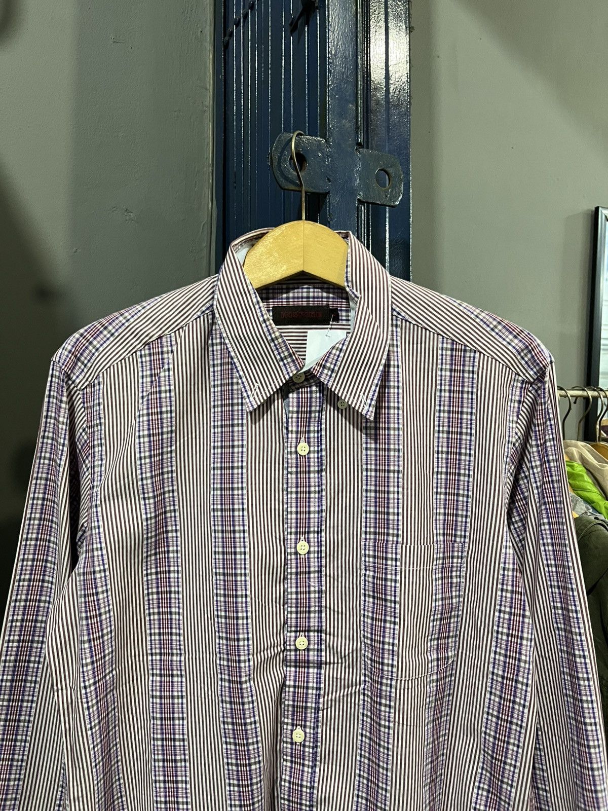 Tornado Mart inspire japan long sleeve button shirt /needles/cdg/visvim Size US L / EU 52-54 / 3 - 2 Thumbnail