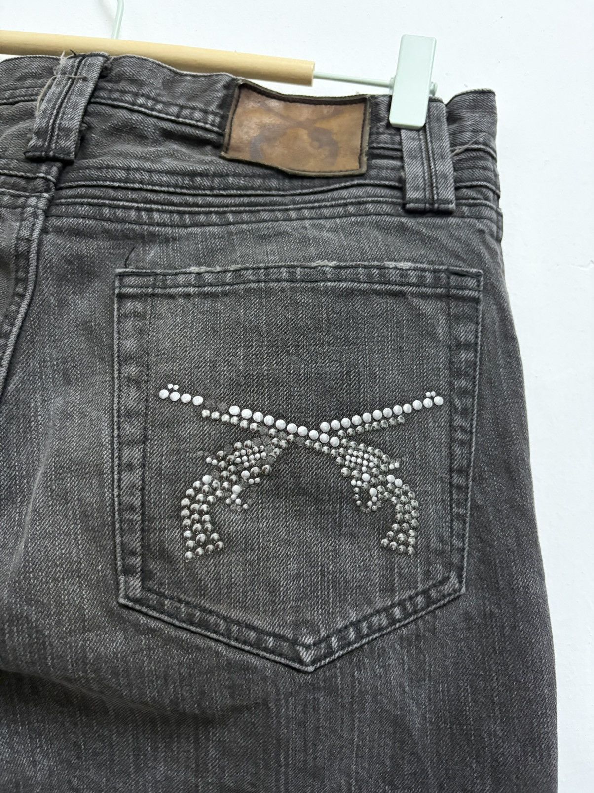 If Six Was Nine 2000’s Roar Japanese Brand / Avant Garde L.G.B Denim Jeans Size US 30 / EU 46 - 8 Thumbnail