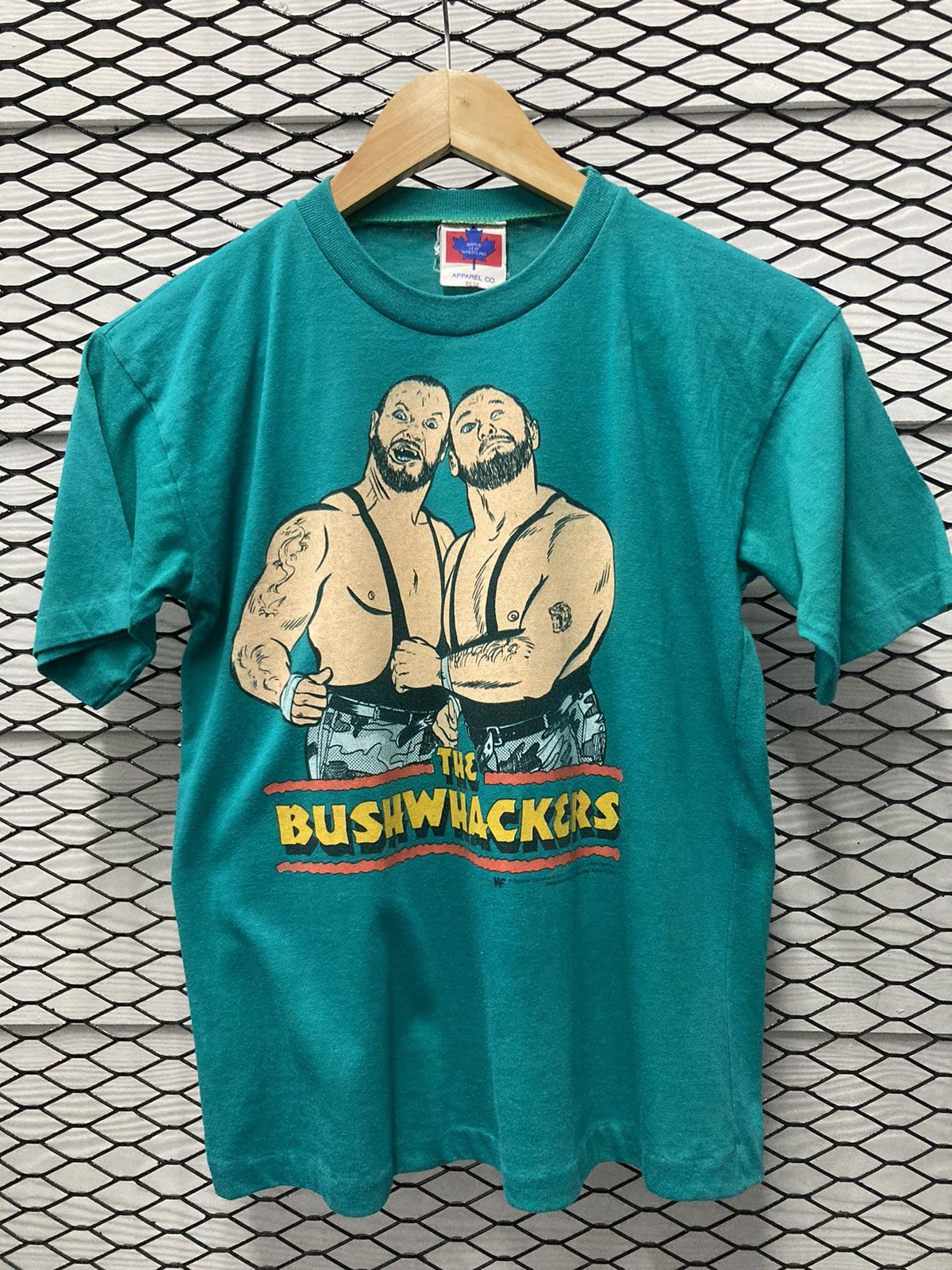 Vintage × WWF Vintage 1989 The Bushwhackers shirt Size US M / EU 48-50 / 2 - 1 Thumbnail