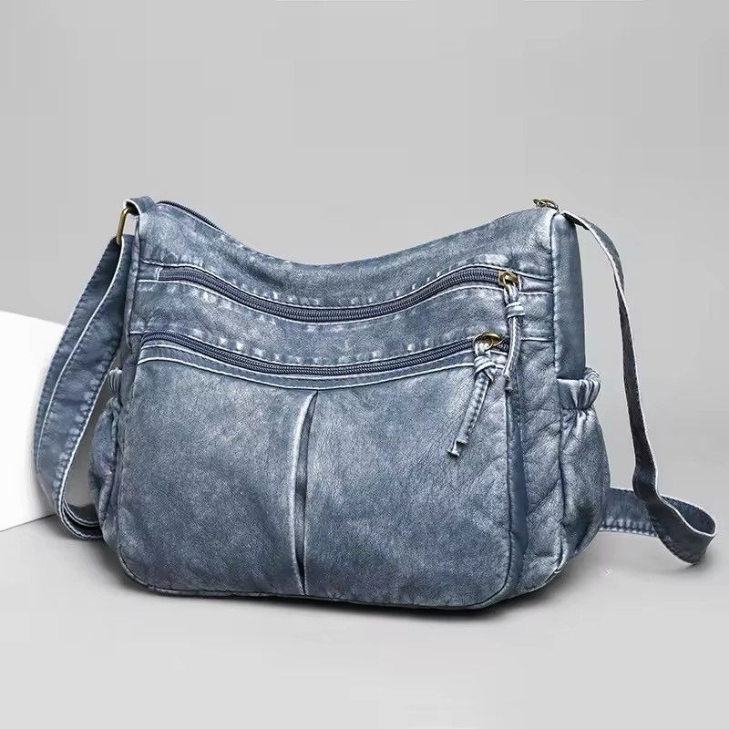 Vintage Pu Leather Crossbody Bag Size ONE SIZE - 2 Thumbnail