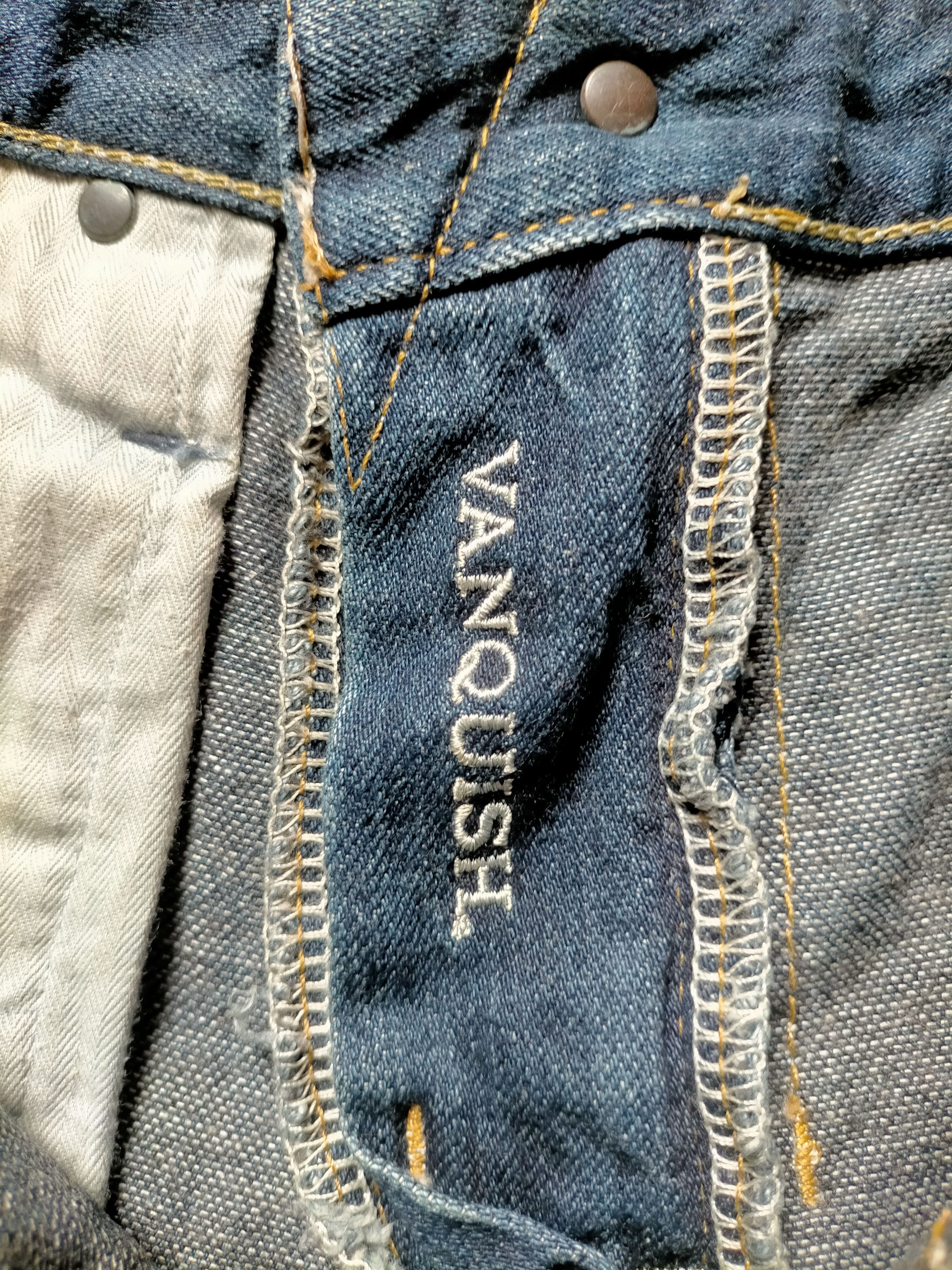 Japanese Brand Flare Jeans Vanquish Japan Studed Boot Cut Denim Size US 33 - 21 Thumbnail