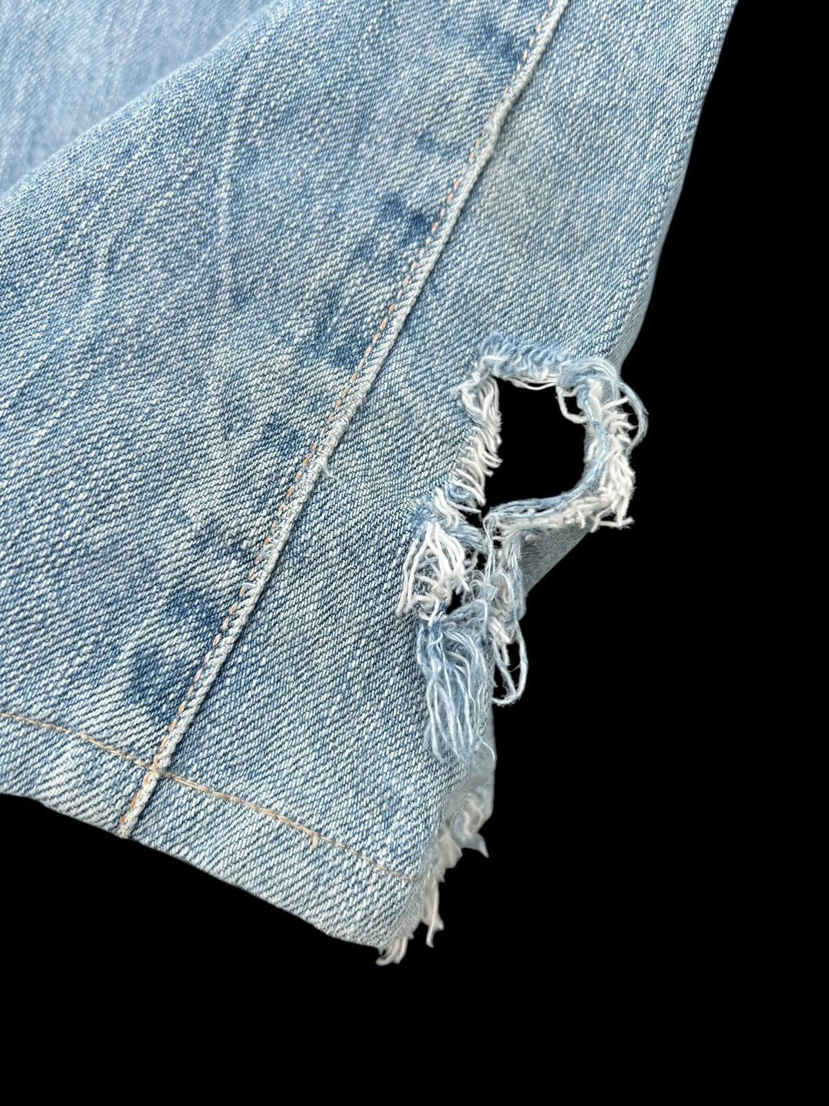 Edwin × If Six Was Nine × Kapital Flare💥Edwin Selvedge Distressed Japanese Punk grunge denim Size US 31 - 9 Thumbnail