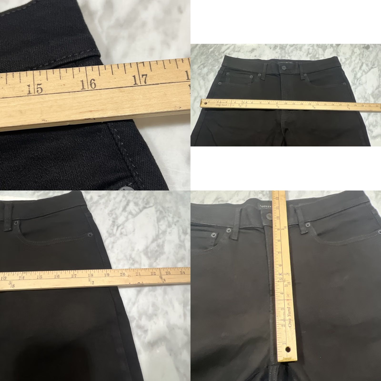 Lucky Brand Lucky Brand Stretch Black Jeans Men 32/34 410 Athletic Straight Leg Denim Shirt Size US 32 / EU 48 - 8 Thumbnail