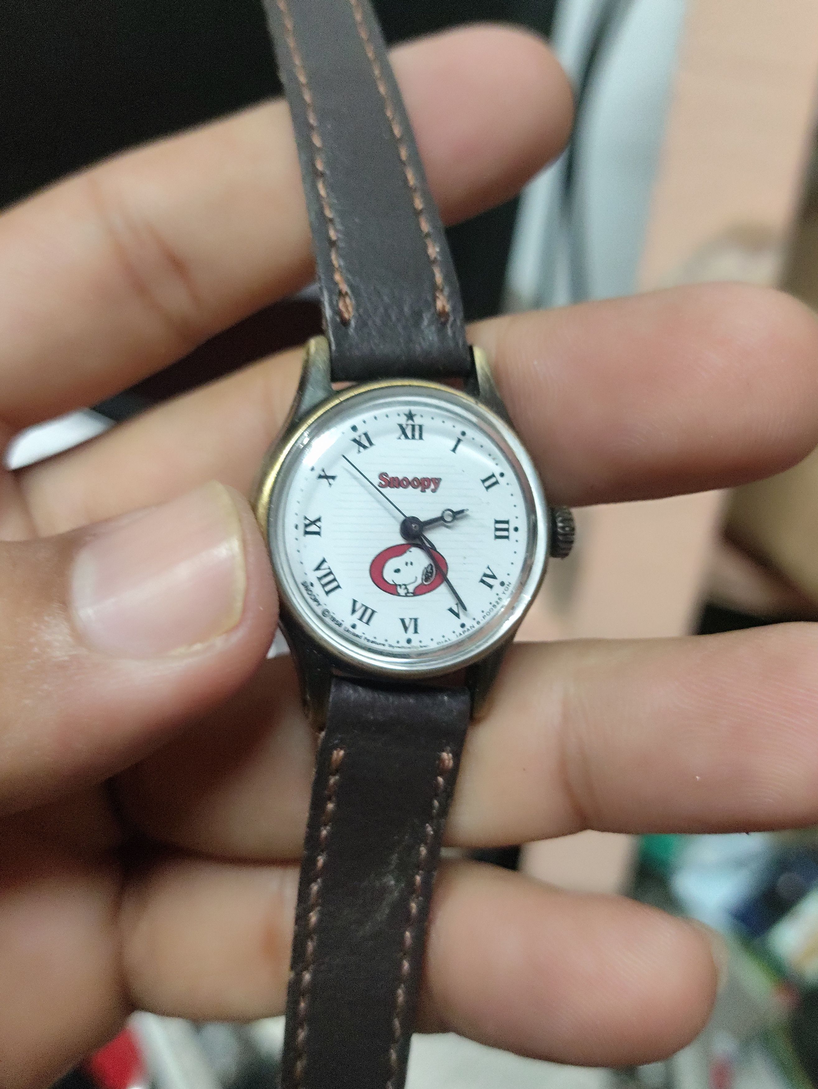Peanuts Vintage Snoopy Peanut Watch Engine Japan 90s Collection Size ONE SIZE - 1 Thumbnail