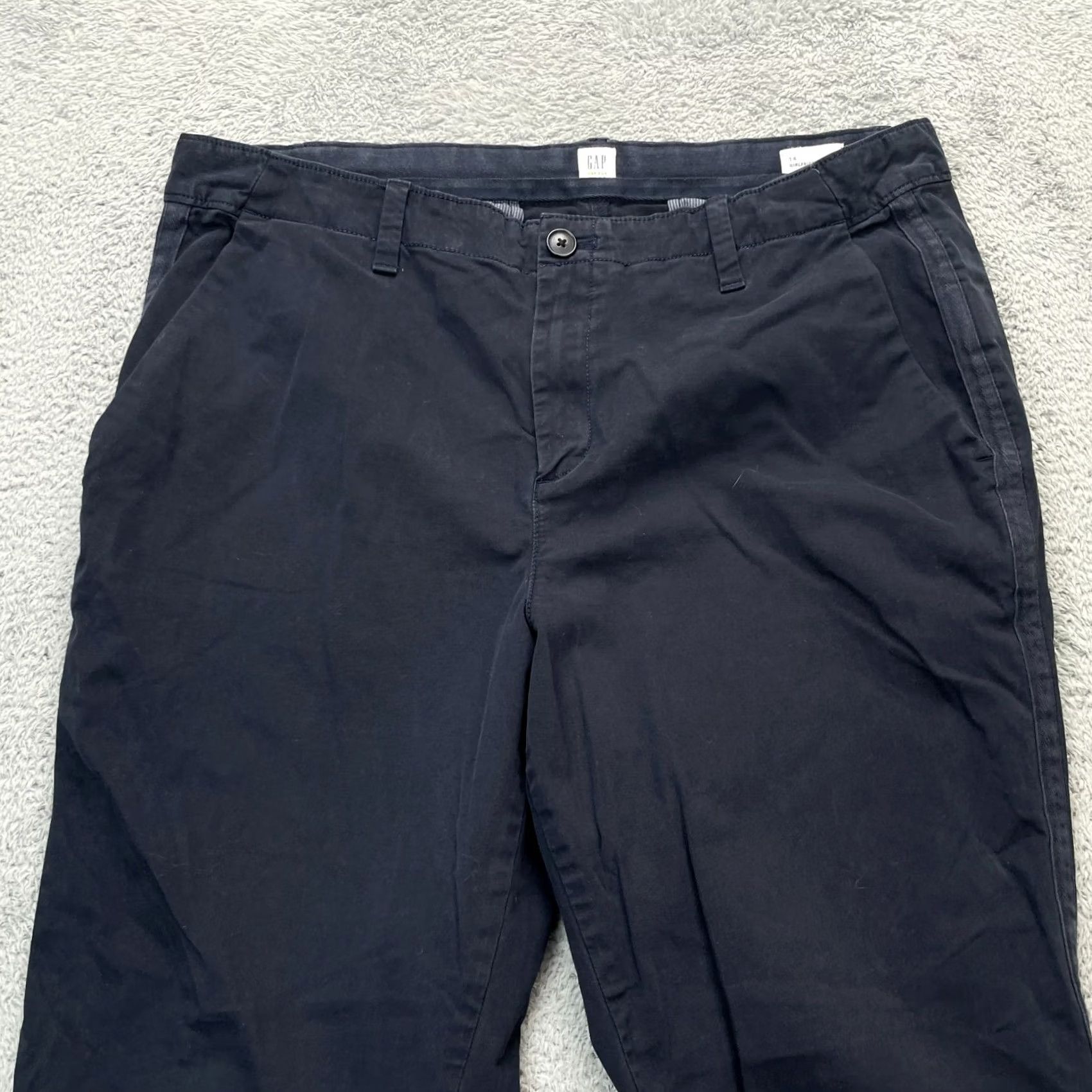 Gap Gap Pants Womens 14 Blue Chino Cotton Stretch Straight Leg 26 in Inseam Regular 14 Size 25" / US 0 / IT 36 - 7 Thumbnail