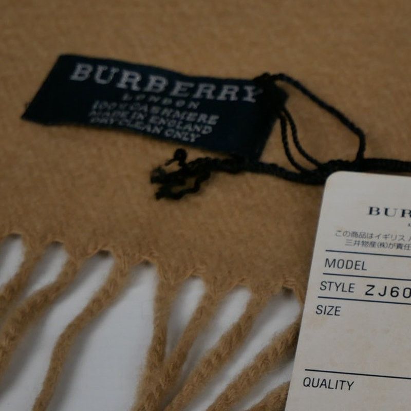 Burberry Burberry Brown Cashmere Scarf Size ONE SIZE - 6 Thumbnail