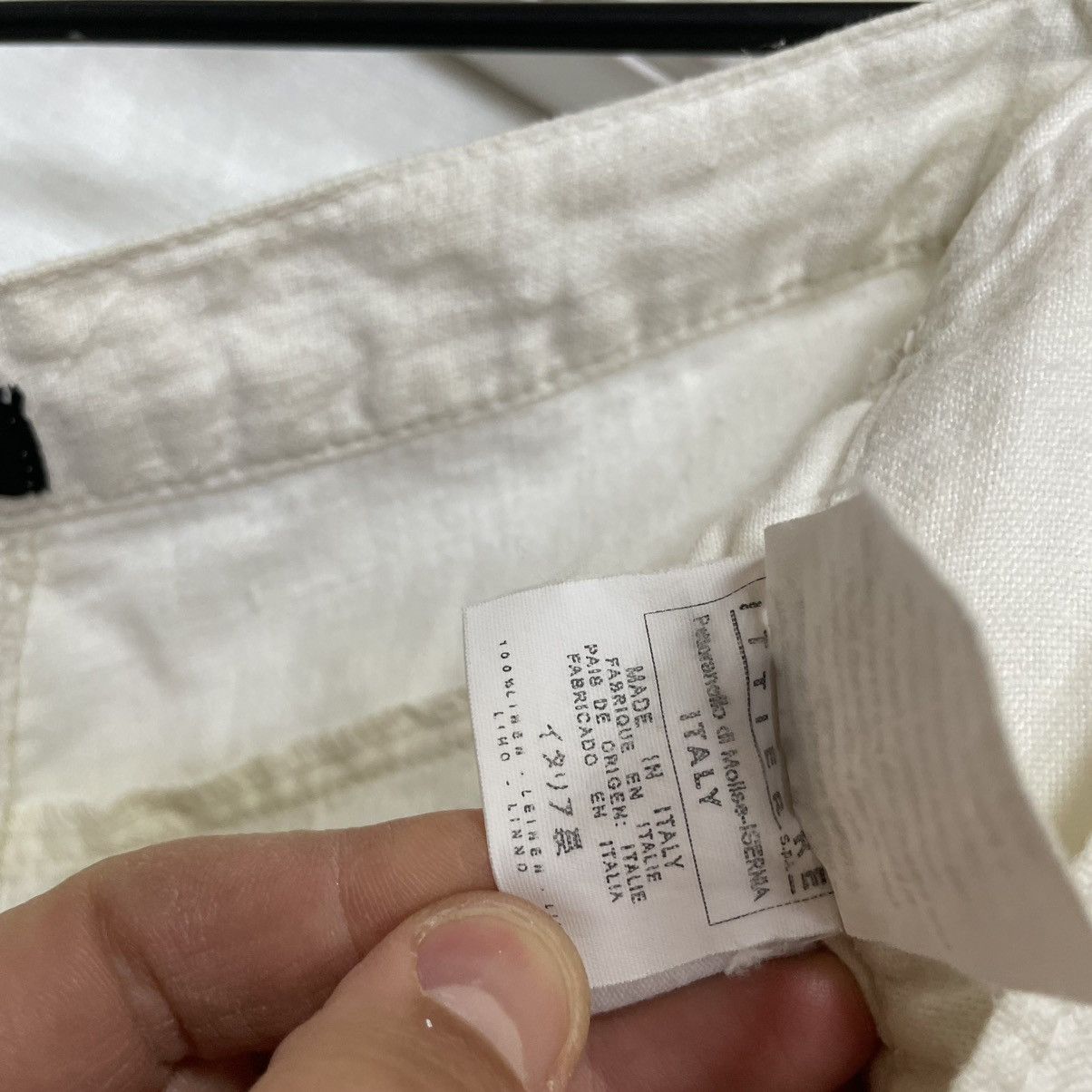 Dolce & Gabbana × Vintage Archive Dolce Gabbana 90s Linen Pants die joggers jeans Size US 34 / EU 50 - 12 Thumbnail