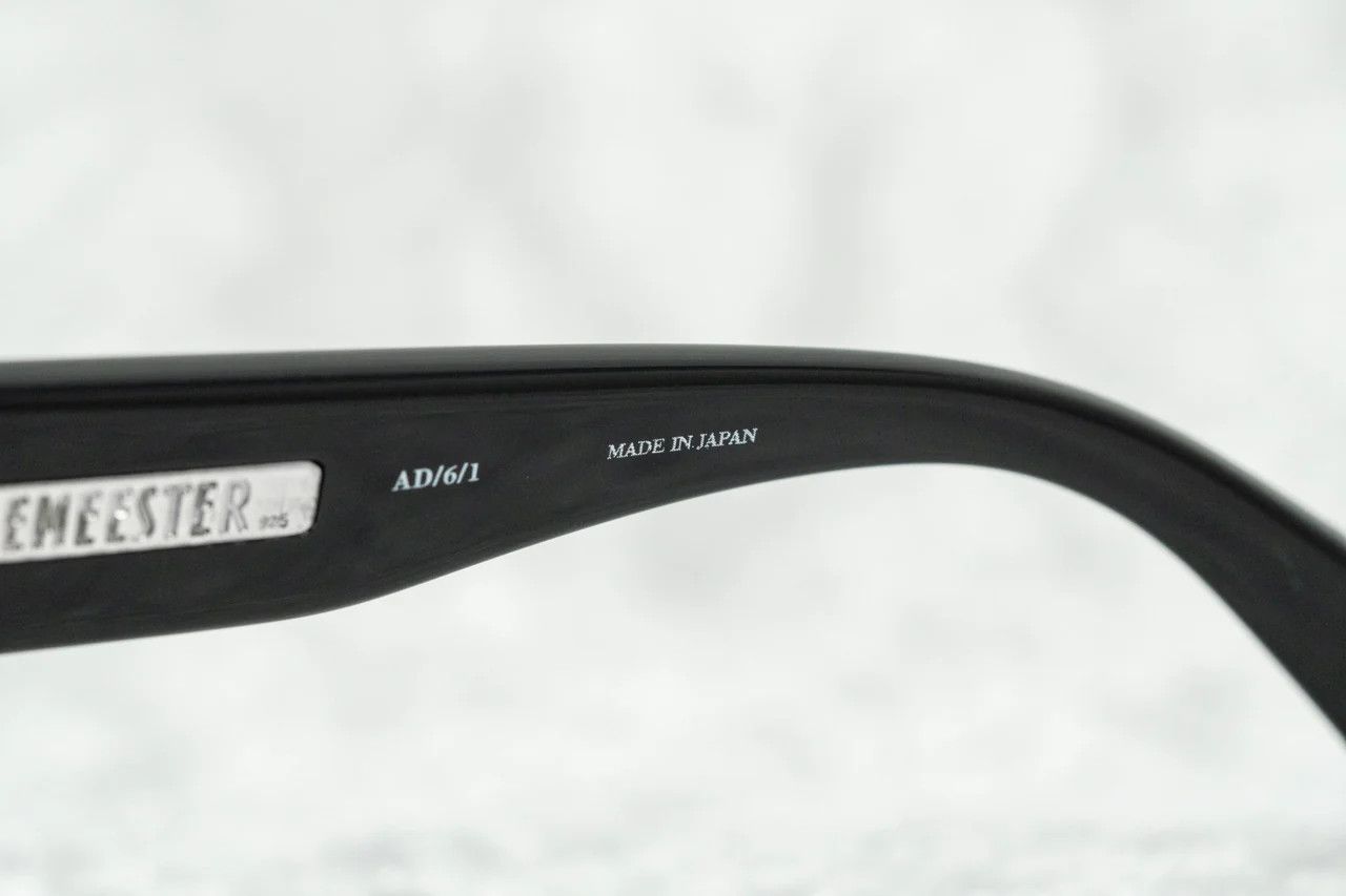 Ann Demeulemeester Ann Demeulemeester Sunglasses Oversized Black and Grey Size ONE SIZE - 7 Thumbnail
