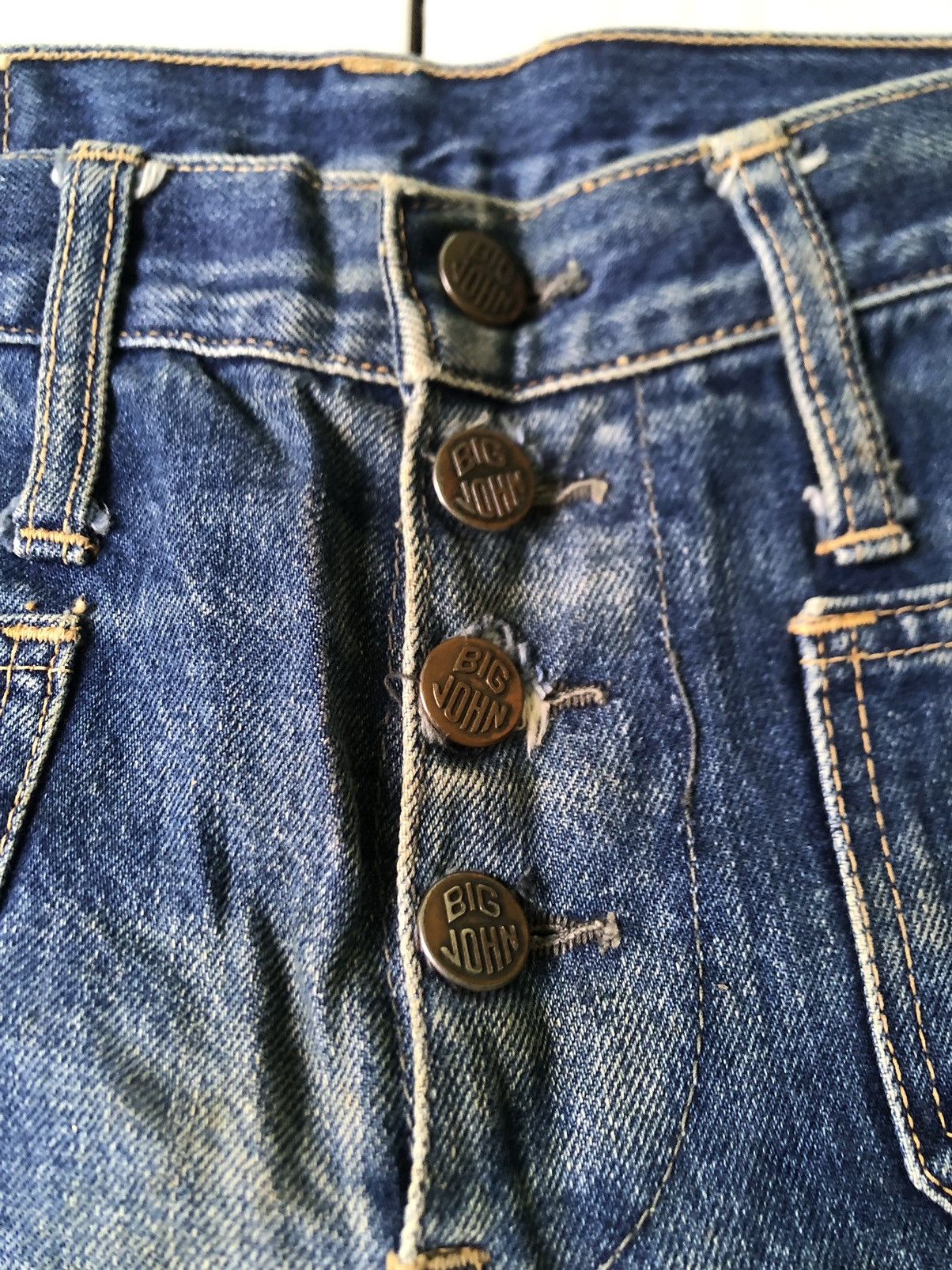 Big John × Japanese Brand × Vintage 🔥Vintage Japan BIG JOHN Bootcut Denim Size US 27 - 9 Thumbnail