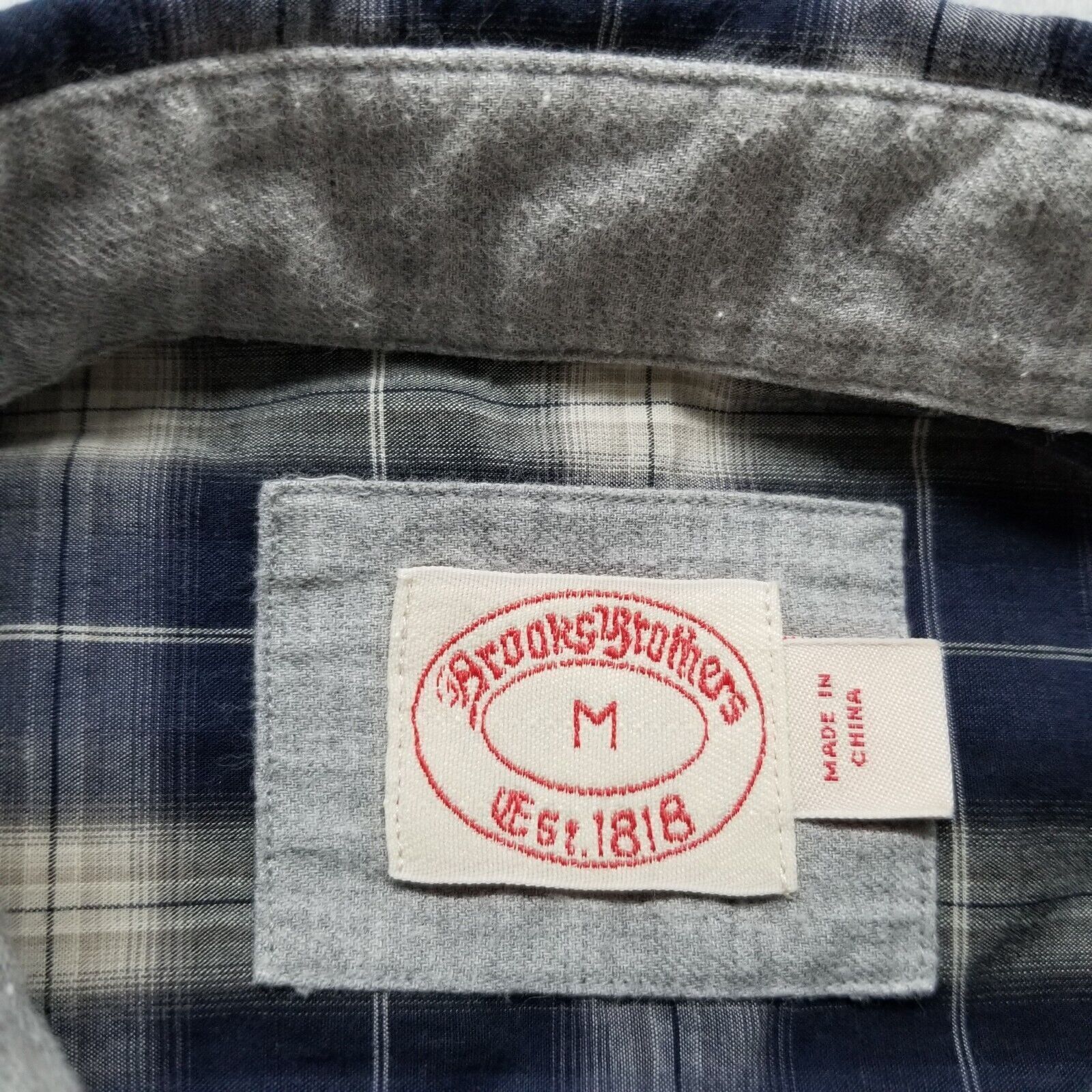 Brooks Brothers Brooks Brothers Shirt Mens Plaid Button Up Long Sleeve Size US M / EU 48-50 / 2 - 8 Thumbnail