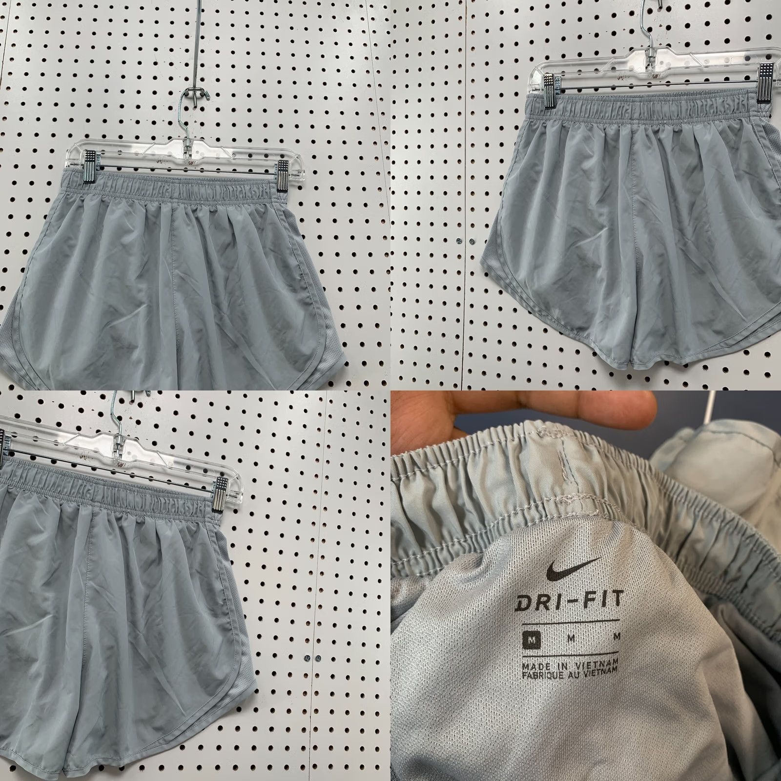 Nike Nike Dri Fit Temp Shorts Womens Medium Gray Running Workout Active 26X3 Size 26" / US 2 / IT 38 - 8 Thumbnail