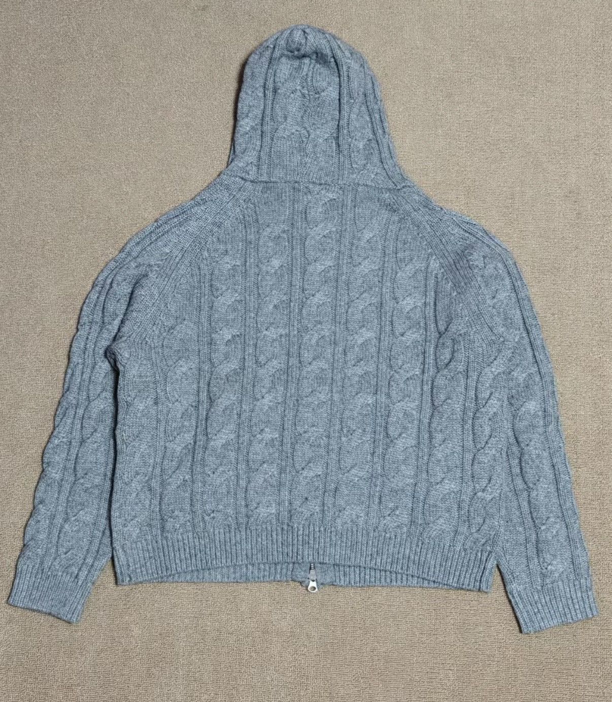(di)vision DivisionStore 24AW Cable Knit Wool-Blend Hooded Cardigan Size US M / EU 48-50 / 2 - 2 Thumbnail