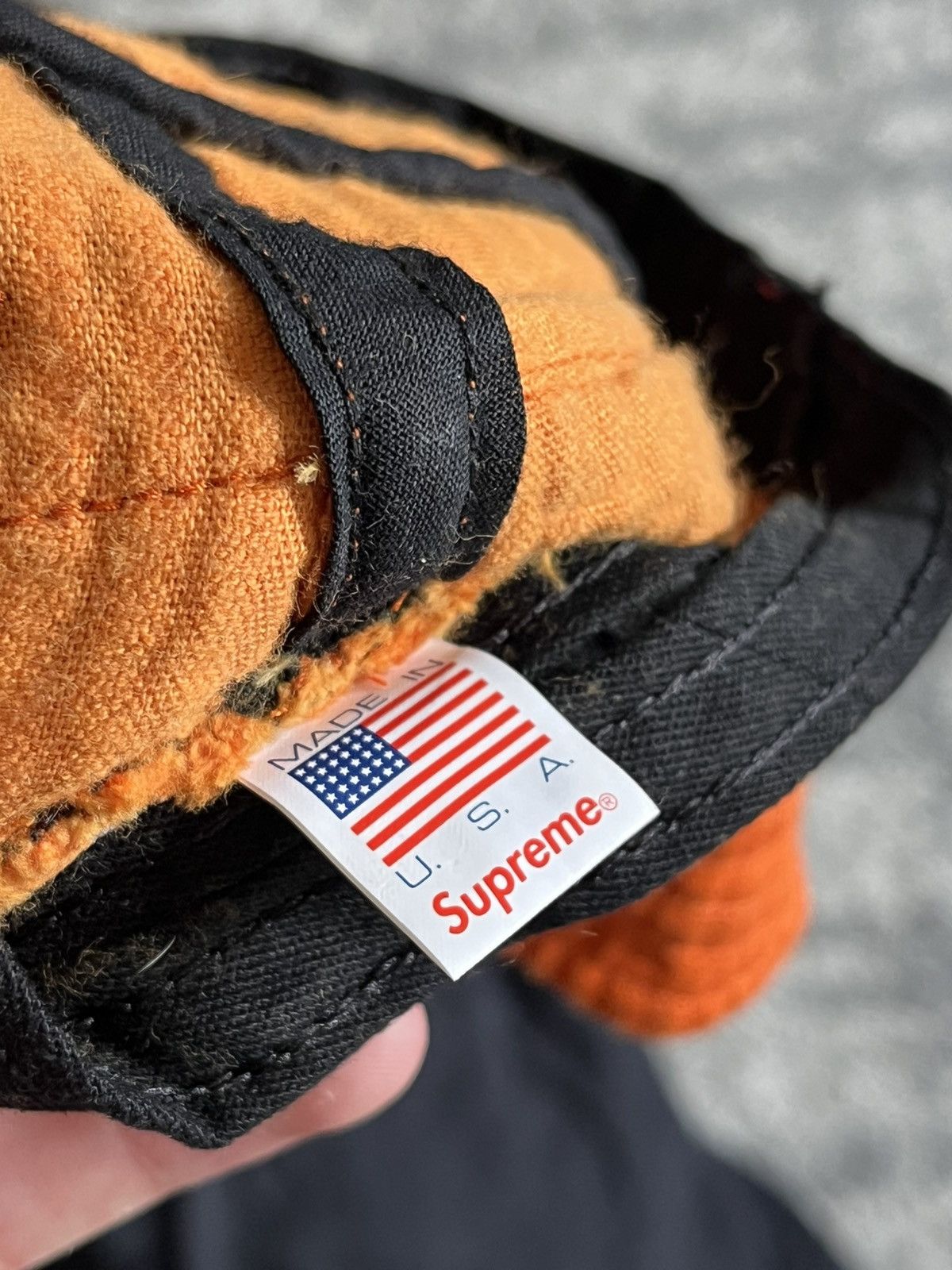Supreme Supreme New York Orange Hat Size ONE SIZE - 4 Thumbnail