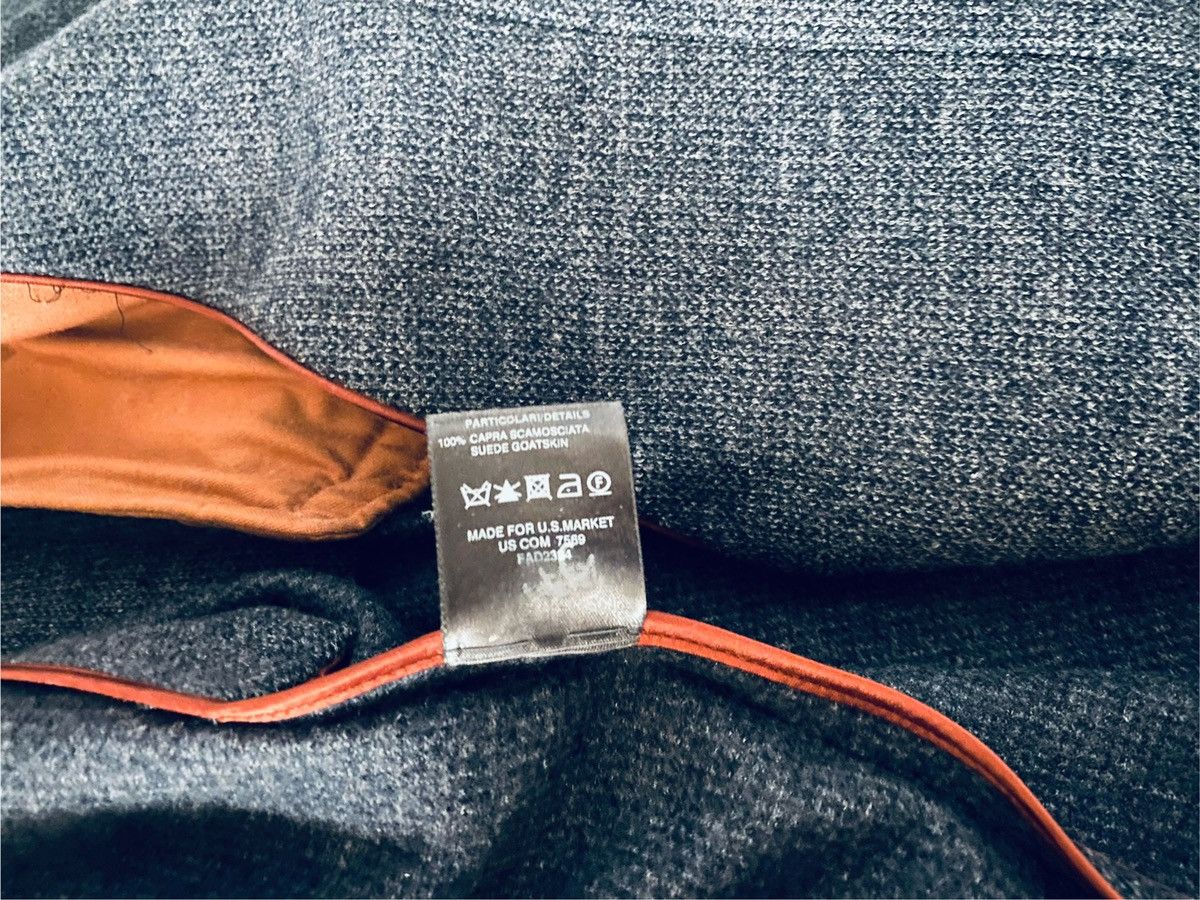 Loro Piana Loro Piana 🇮🇹 Sweater Knit Wool Cashmere Goatskin Trim 56 NEW Size US XL / EU 56 / 4 - 21 Thumbnail