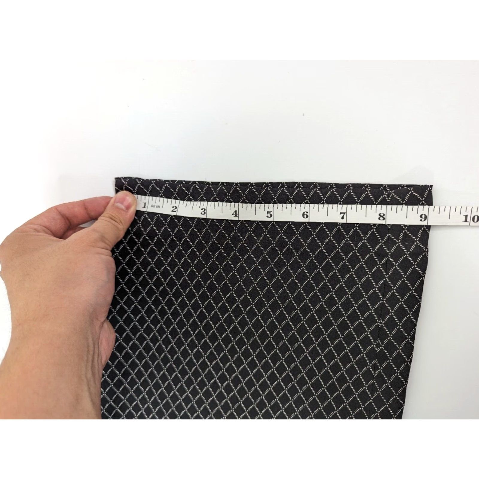 Talbots Talbots Pure Silk High Rise Wide Leg Pants Size 10 Black White Checks Pattern Pants Women Wide-Leg Dress Pants Size 32" / US 10 / IT 46 - 6 Thumbnail