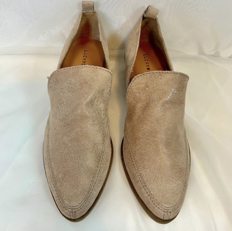 Lucky Brand Lucky Brand Mahzan Leather Women’s Slip On Bootie Loafer Size US 8 / IT 38 - 5 Thumbnail