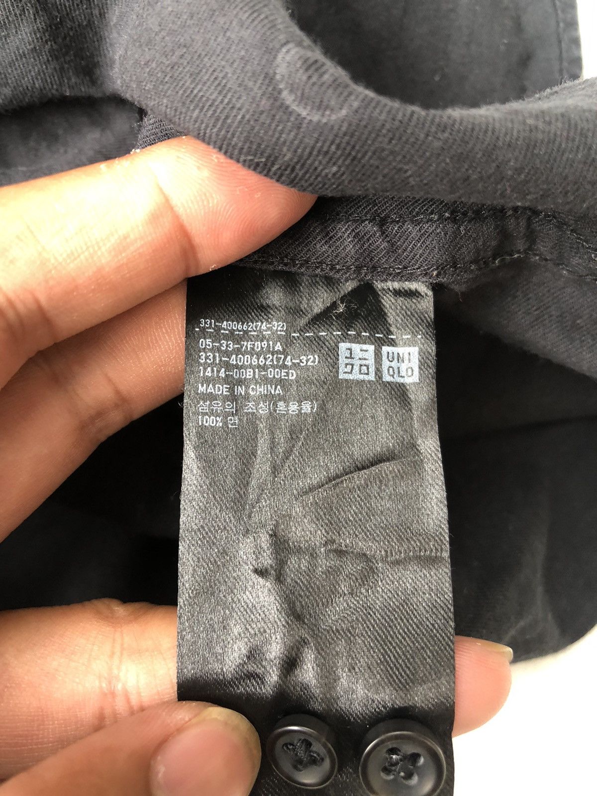 If Six Was Nine × Japanese Brand × Yohji Yamamoto Japanese Uniqlo Button Shirt Tee Size US M / EU 48-50 / 2 - 8 Thumbnail