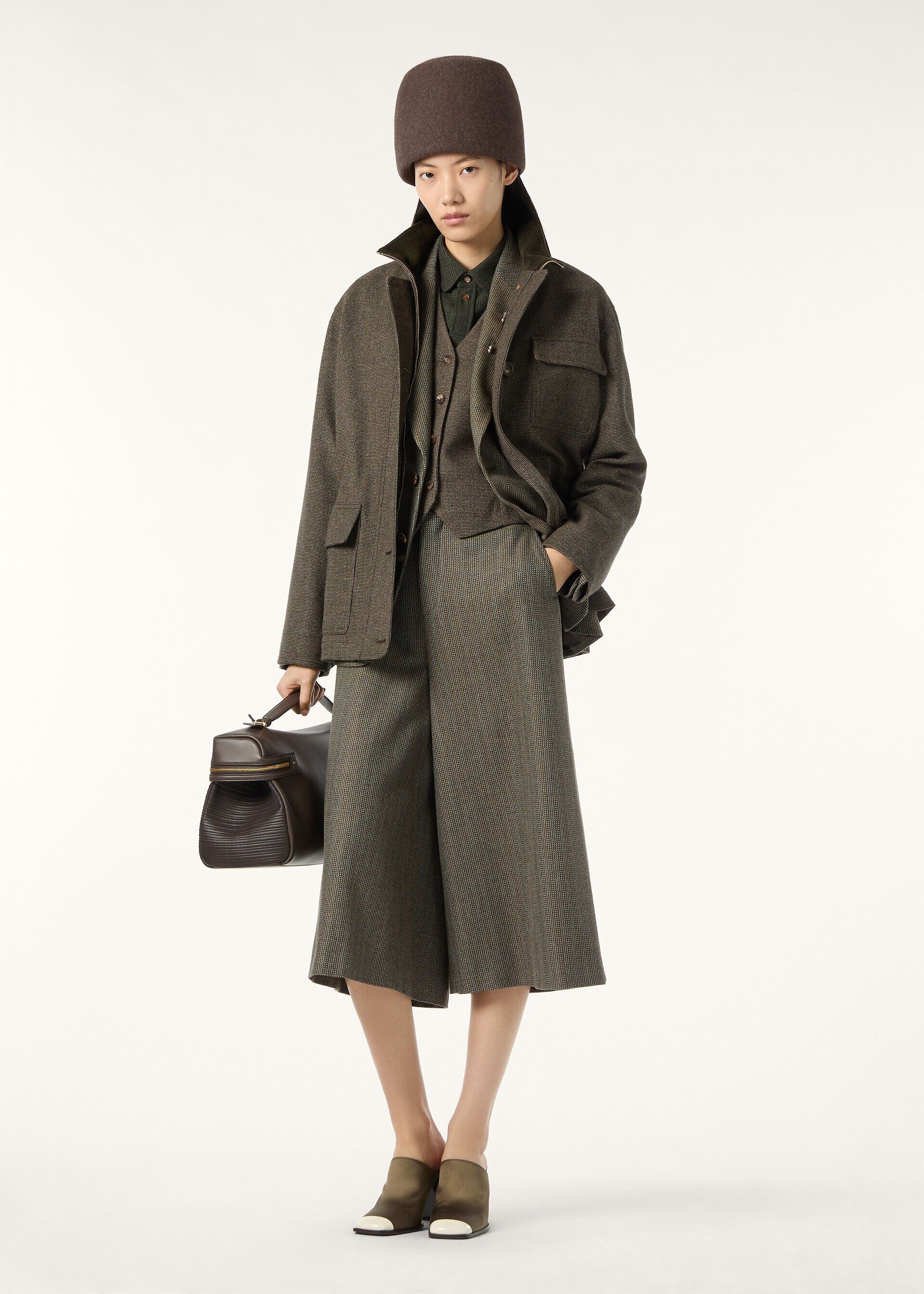 Loro Piana os11x0426 FAQ5916 Andrey Field Jacket in Green/Orange Size M / US 6-8 / IT 42-44 - 3 Thumbnail