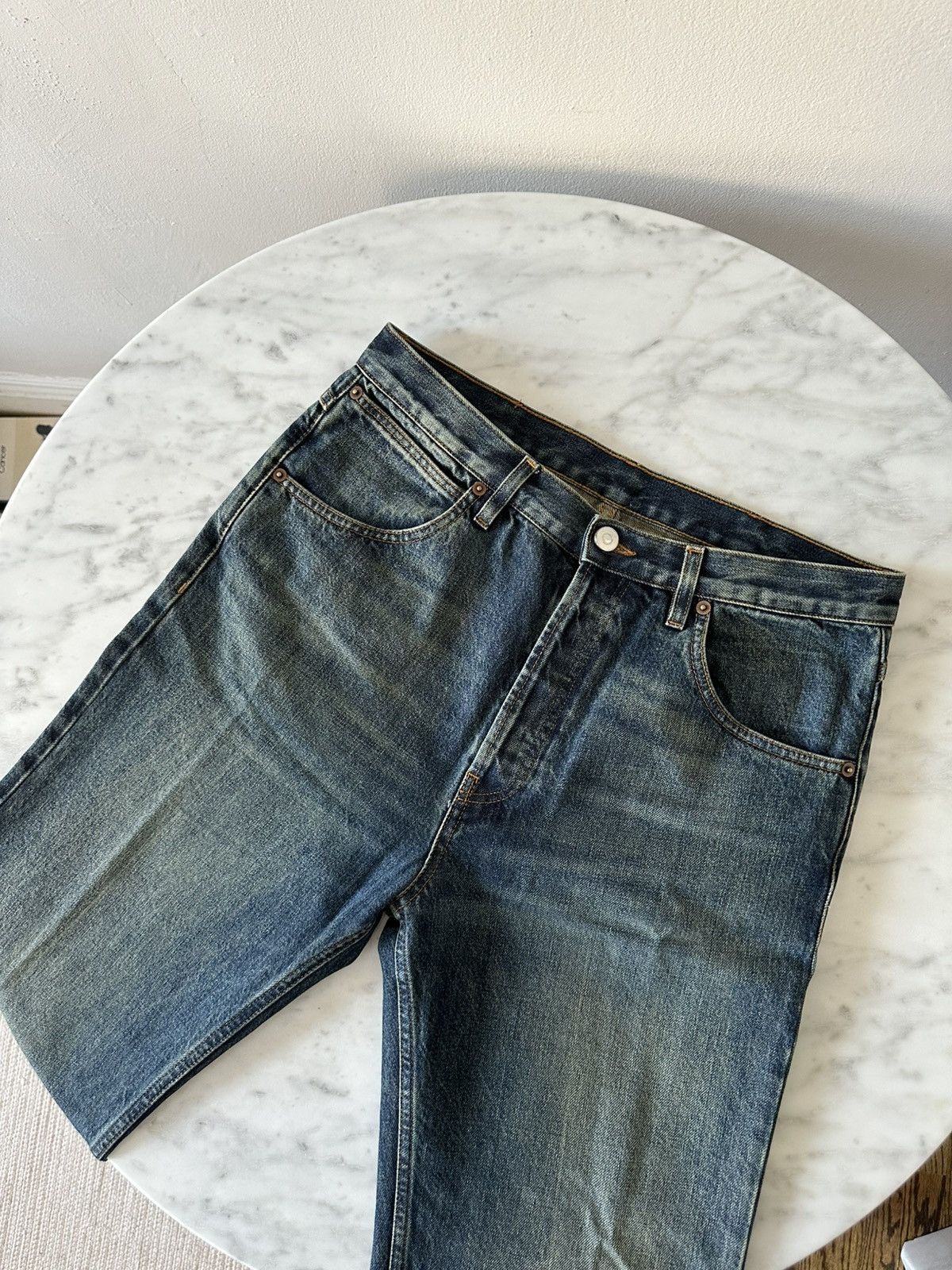 HUSBANDS Husbands Paris Stonewashed Flare Jeans | Grailed