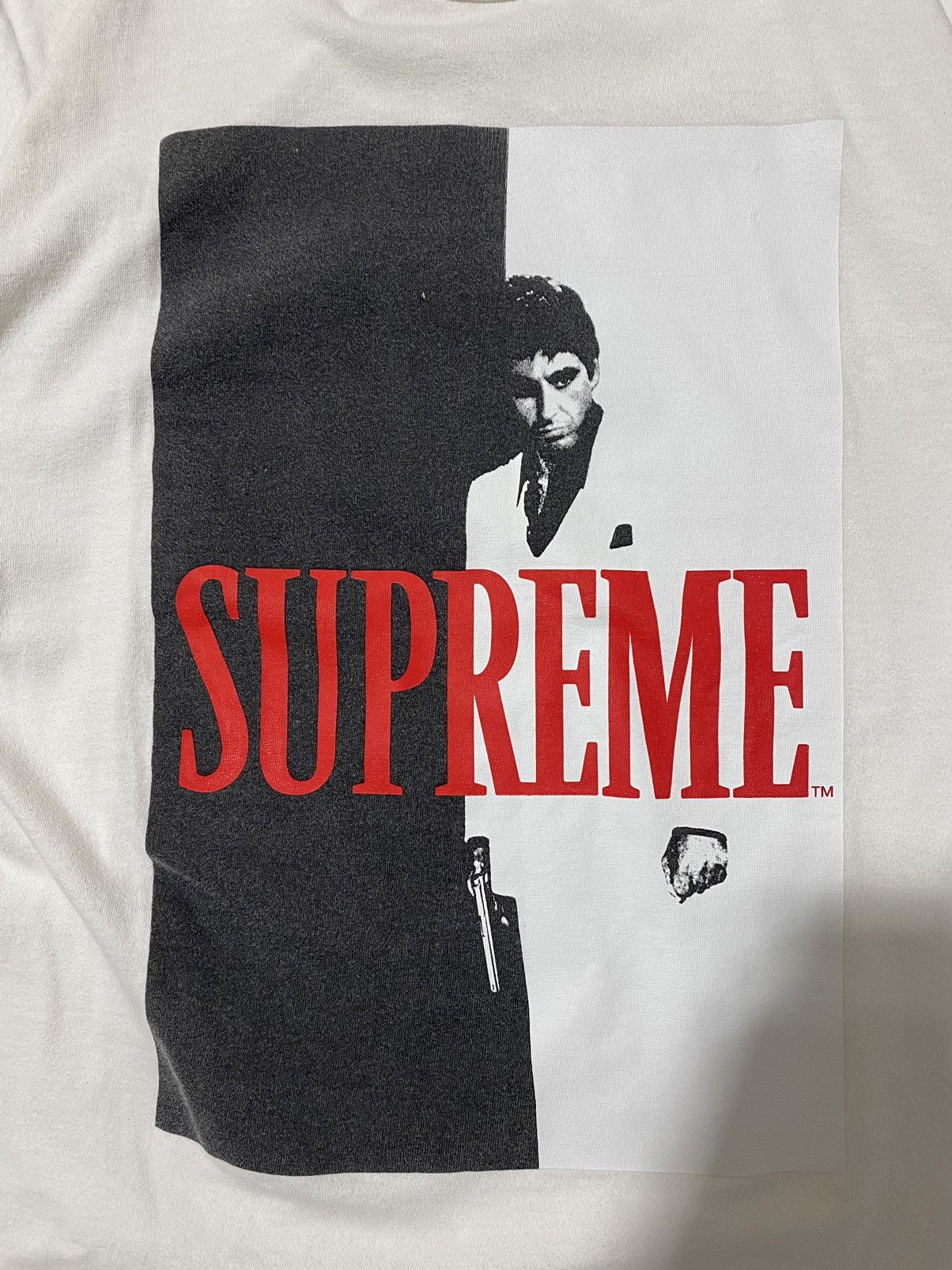 Supreme Supreme Scarface Tee FW17 Size US L / EU 52-54 / 3 - 2 Thumbnail