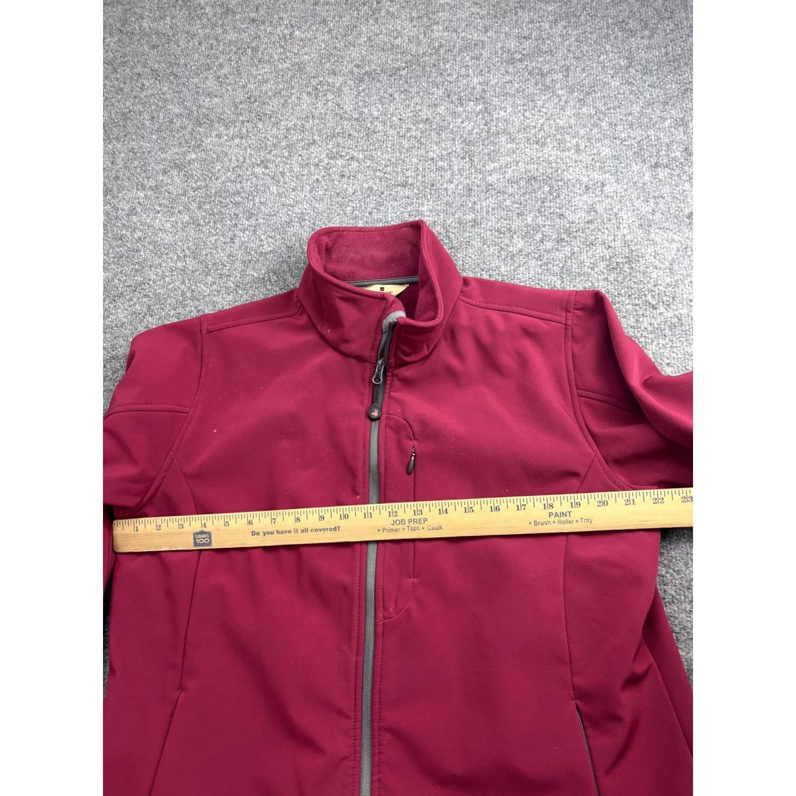 Vintage Woolrich Jacket Womens XL Pink Berry Softshell Full Zip Fleece Lined Outdoor Size XL / US 12-14 / IT 48-50 - 3 Thumbnail