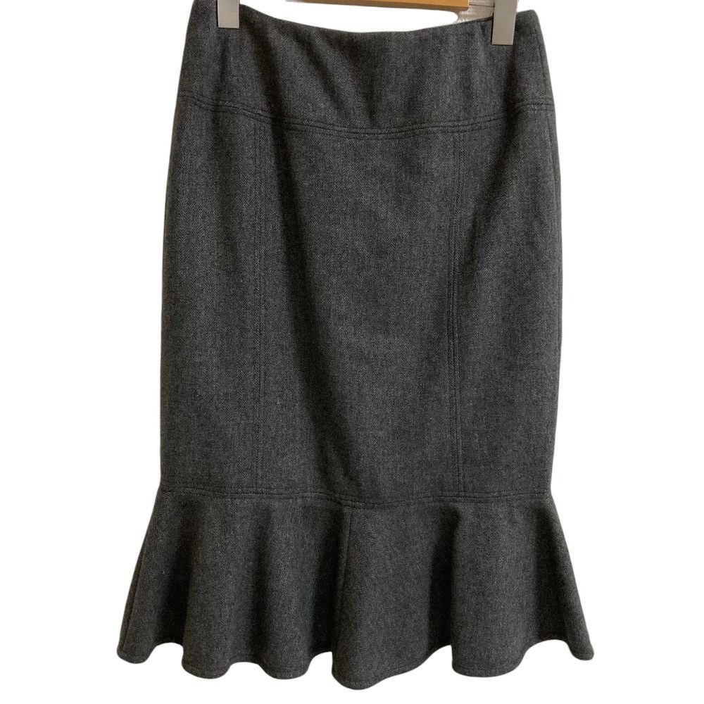 Dolce & Gabbana Dolce & Gabbana Dolce&Gabbana Herringbone Wool Mermaid Skirt Textile Skirts DUTY FREE for USA Size ONE SIZE - 1 Thumbnail