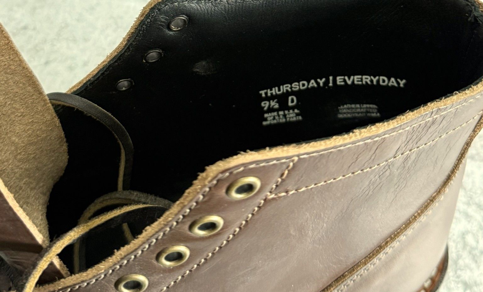 Thursday Boot Company Thursday Boot Co Vanguard Boot Leather Lace-Up US 9.5 D Size US 9.5 / EU 42-43 - 3 Thumbnail