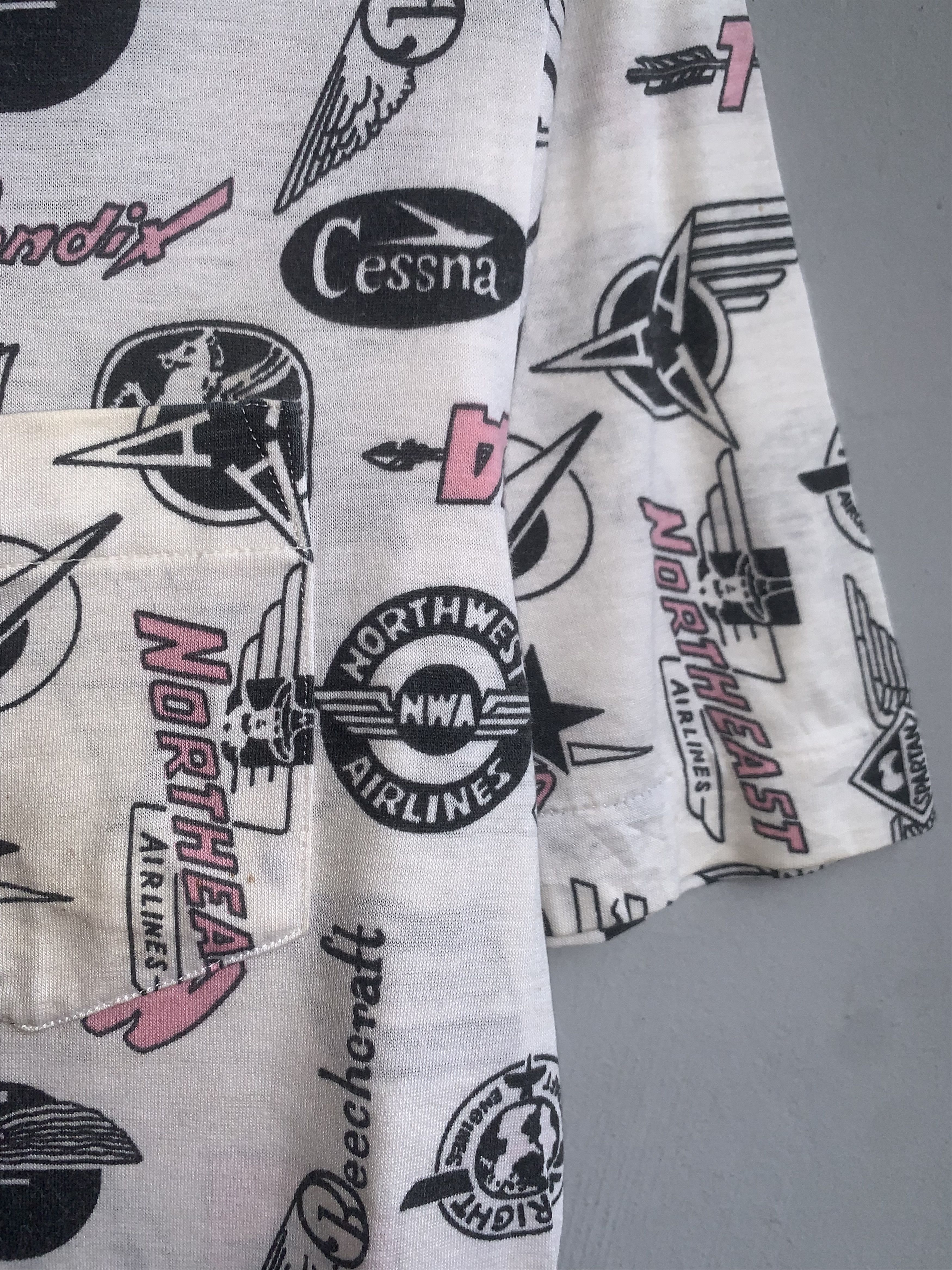 Vintage Airlines Fullprint Vintage Shirt Size US S / EU 44-46 / 1 - 3 Thumbnail