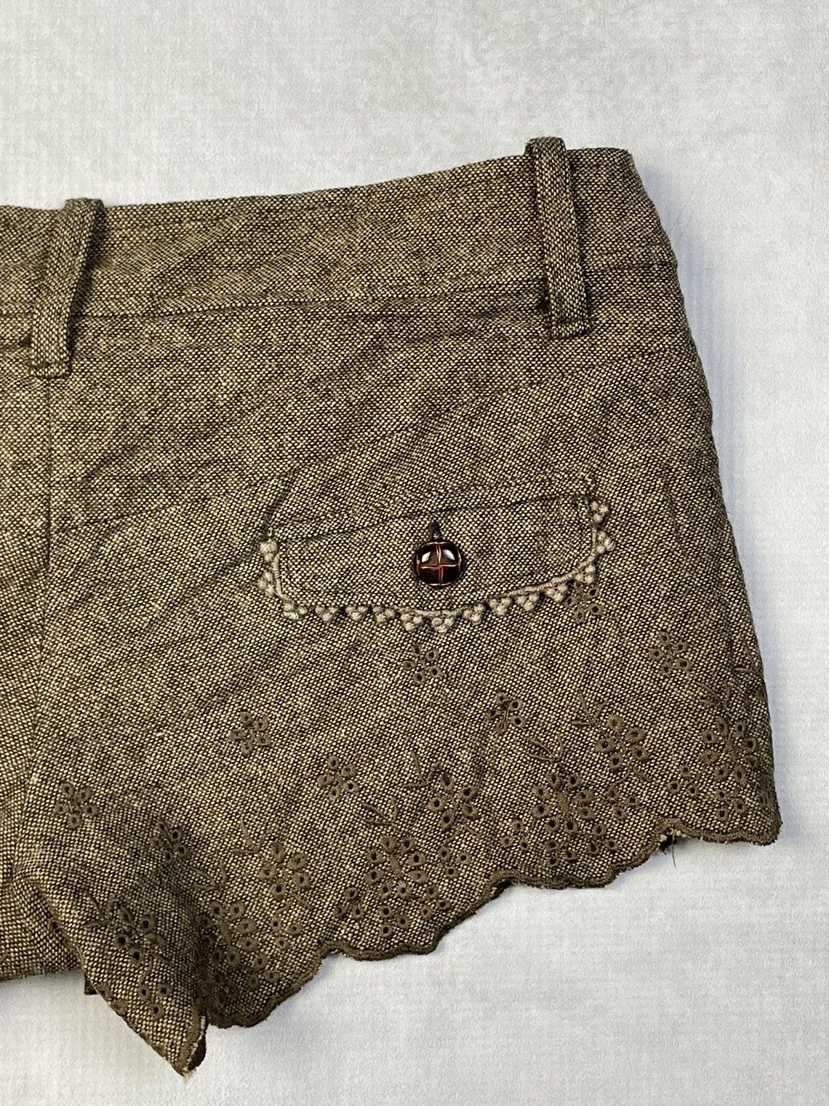 LIZ LISA Liz Lisa Mori Kei Brown Neapolitan Chocokaji Shorts Size 28" / US 6 / IT 42 - 10 Thumbnail