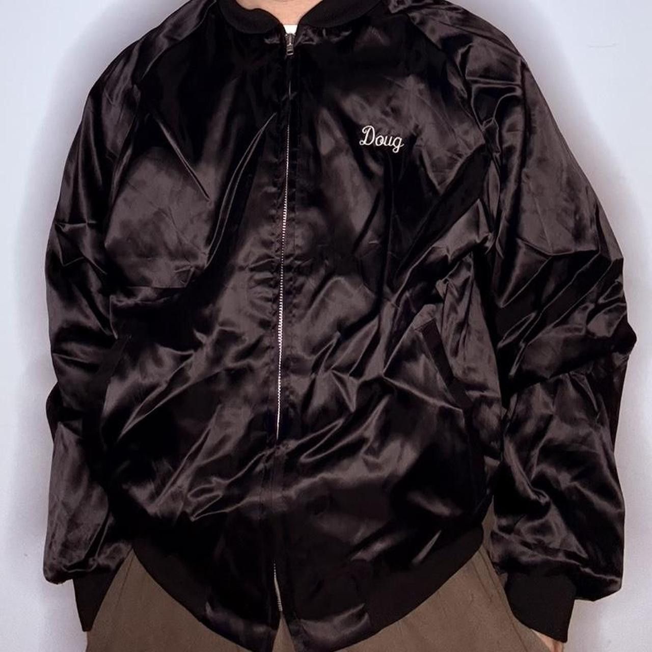 Vintage Vintage Pro Fit 80s Satin Bomber Jacket El Zaribah (Doug) Size US XL / EU 56 / 4 - 2 Thumbnail