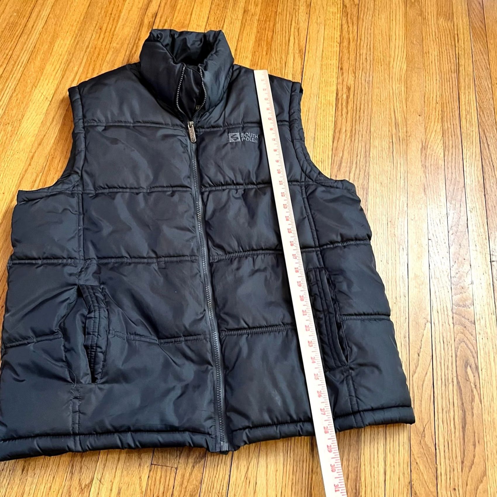Southpole South Pole Puffer Vest Mens Large Gray X-Pedition Jacket Size US L / EU 52-54 / 3 - 8 Thumbnail