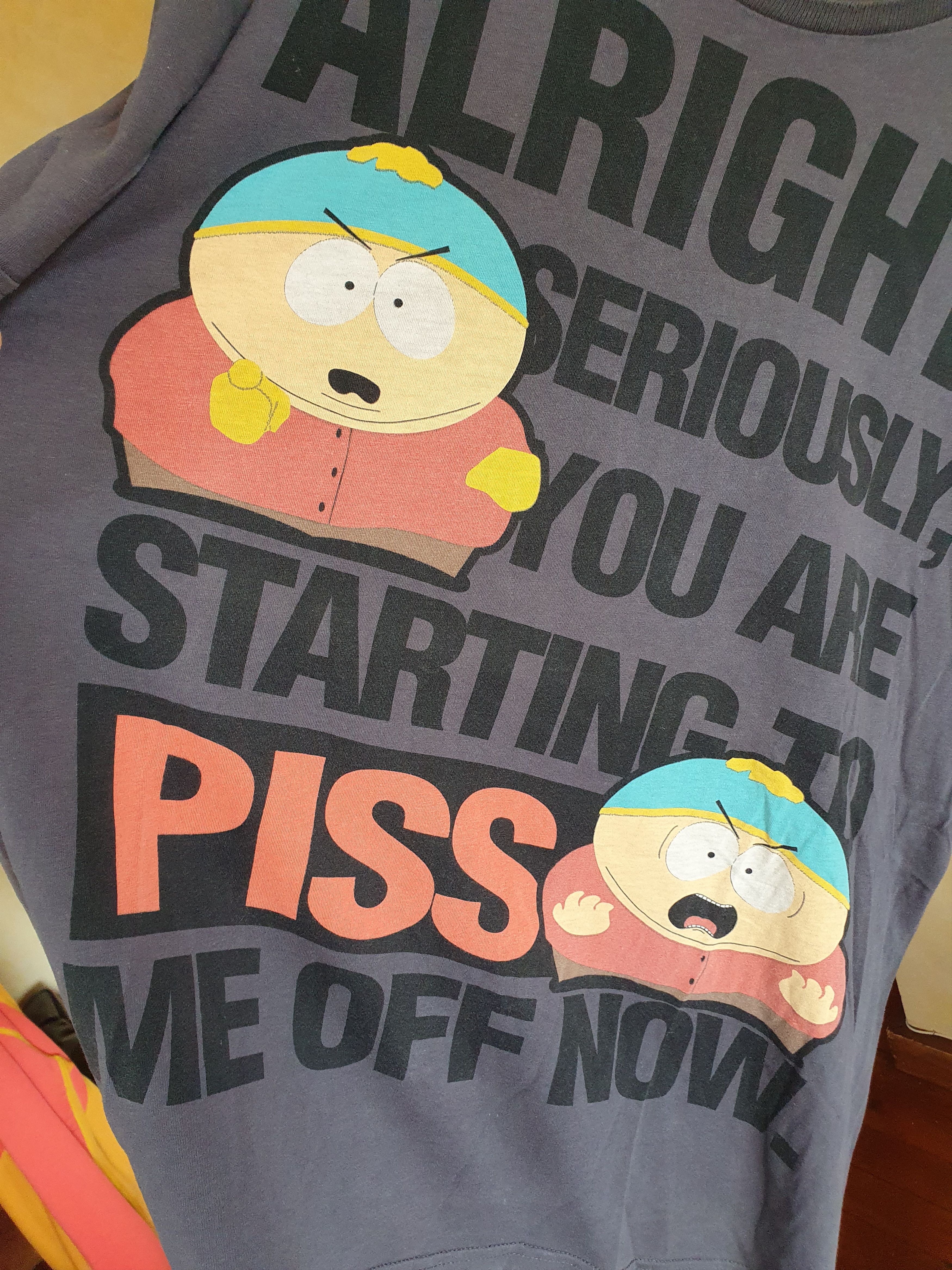 Anime × Vintage South Park Comedy Central You’re Starting To Piss Me Off XL Size US XL / EU 56 / 4 - 5 Thumbnail