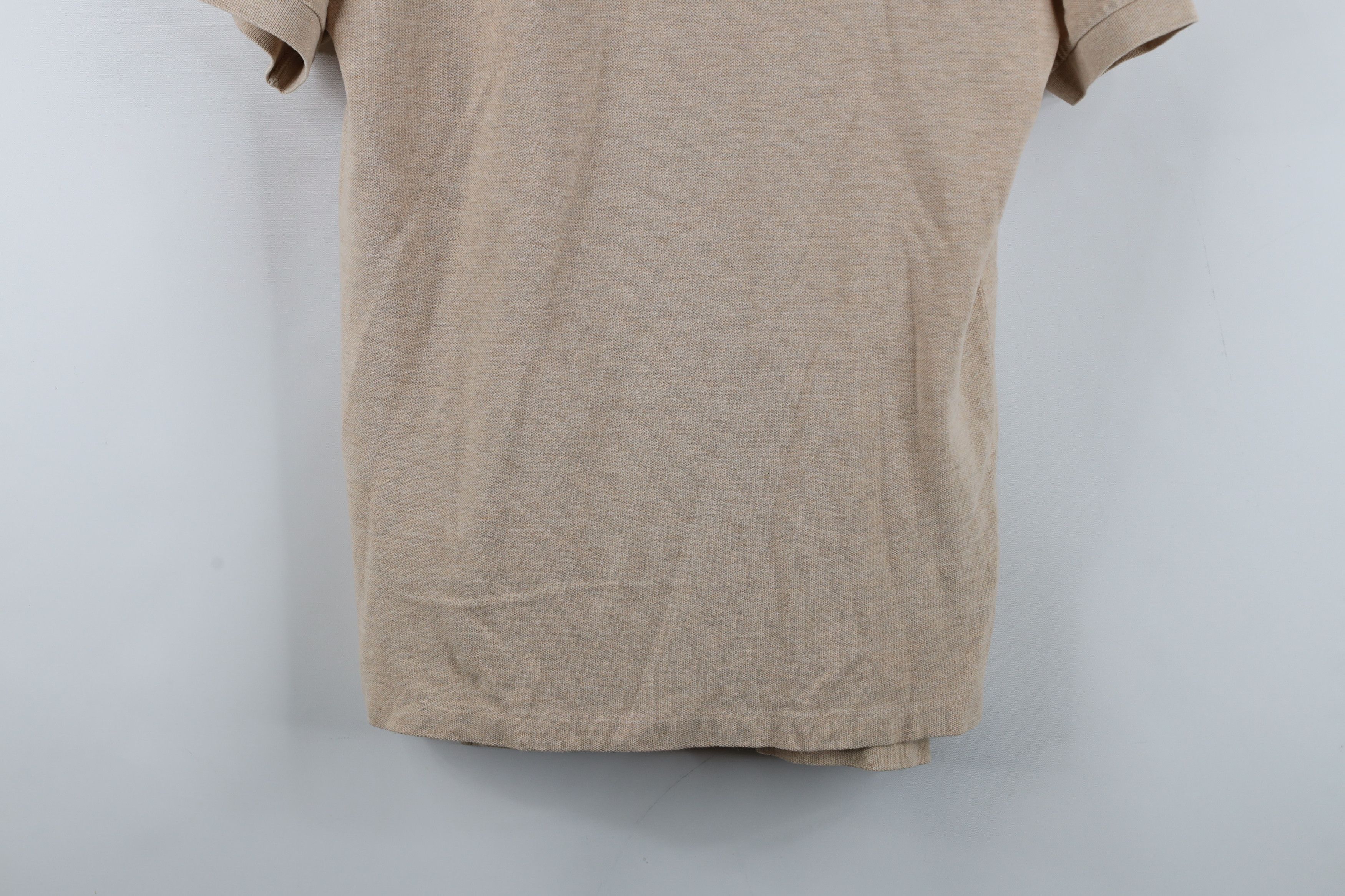 Polo Ralph Lauren Vintage 90s Ralph Lauren Pique Cotton Golf Polo Shirt Beige Size US S / EU 44-46 / 1 - 3 Thumbnail