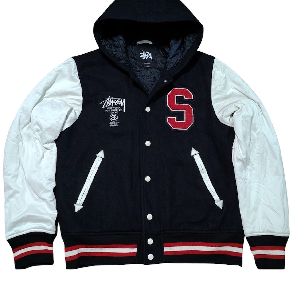 Stussy 💥Last Drop💥Vintage Stussy International Varsity Jacket Size US L / EU 52-54 / 3 - 2 Thumbnail