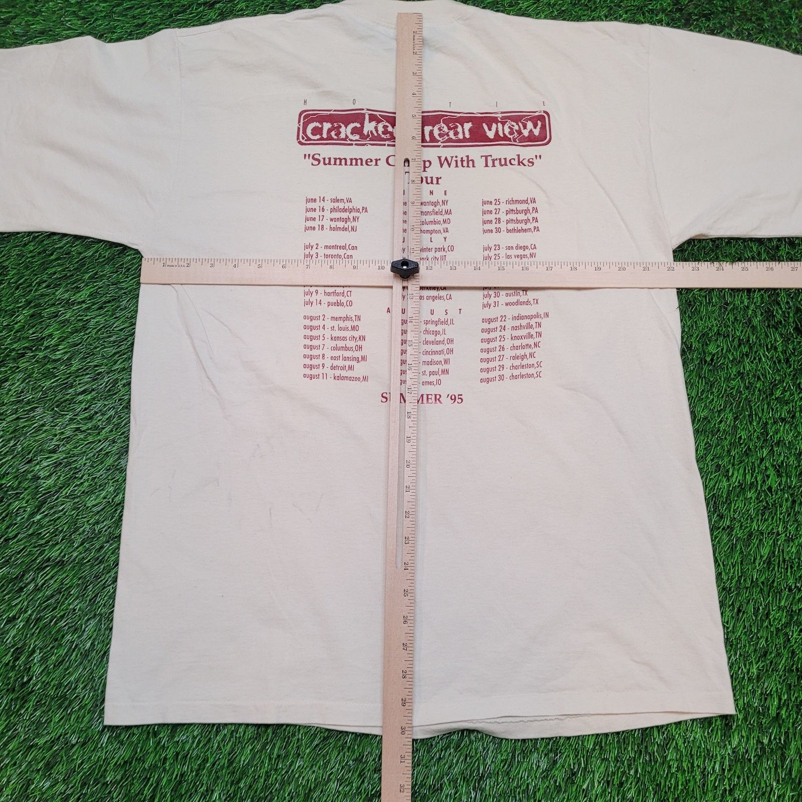 Vintage VTG 1995 Hootie & the Blowfish T-Shirt XL Cracked Rear View Size US XL / EU 56 / 4 - 9 Thumbnail