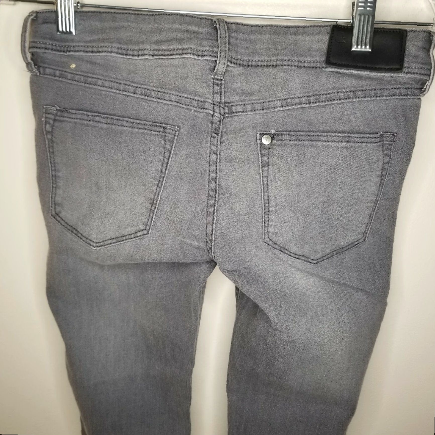 Denime & Denim Women's Super Skinny Low Waist Jeans Size 25 Gray Size 42" / US 20 - 5 Thumbnail