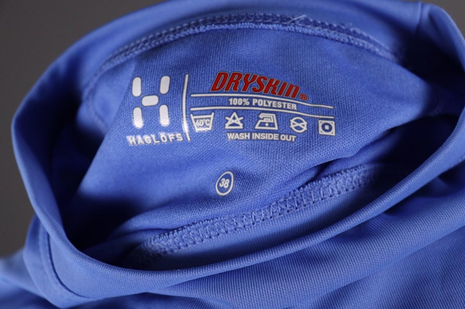 Haglofs Haglöfs Dryskin Blue Short Sleeve Shirt Base Layer Size 38 Size US M / EU 48-50 / 2 - 9 Thumbnail