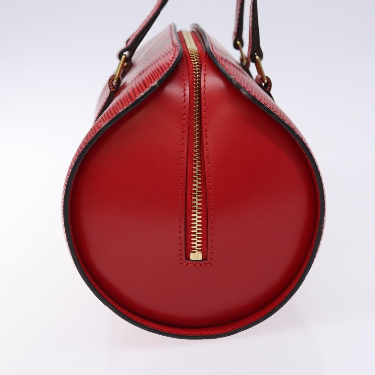 Louis Vuitton LOUIS VUITTON Epi Soufflot Hand Bag Red M52227 Size ONE SIZE - 4 Thumbnail