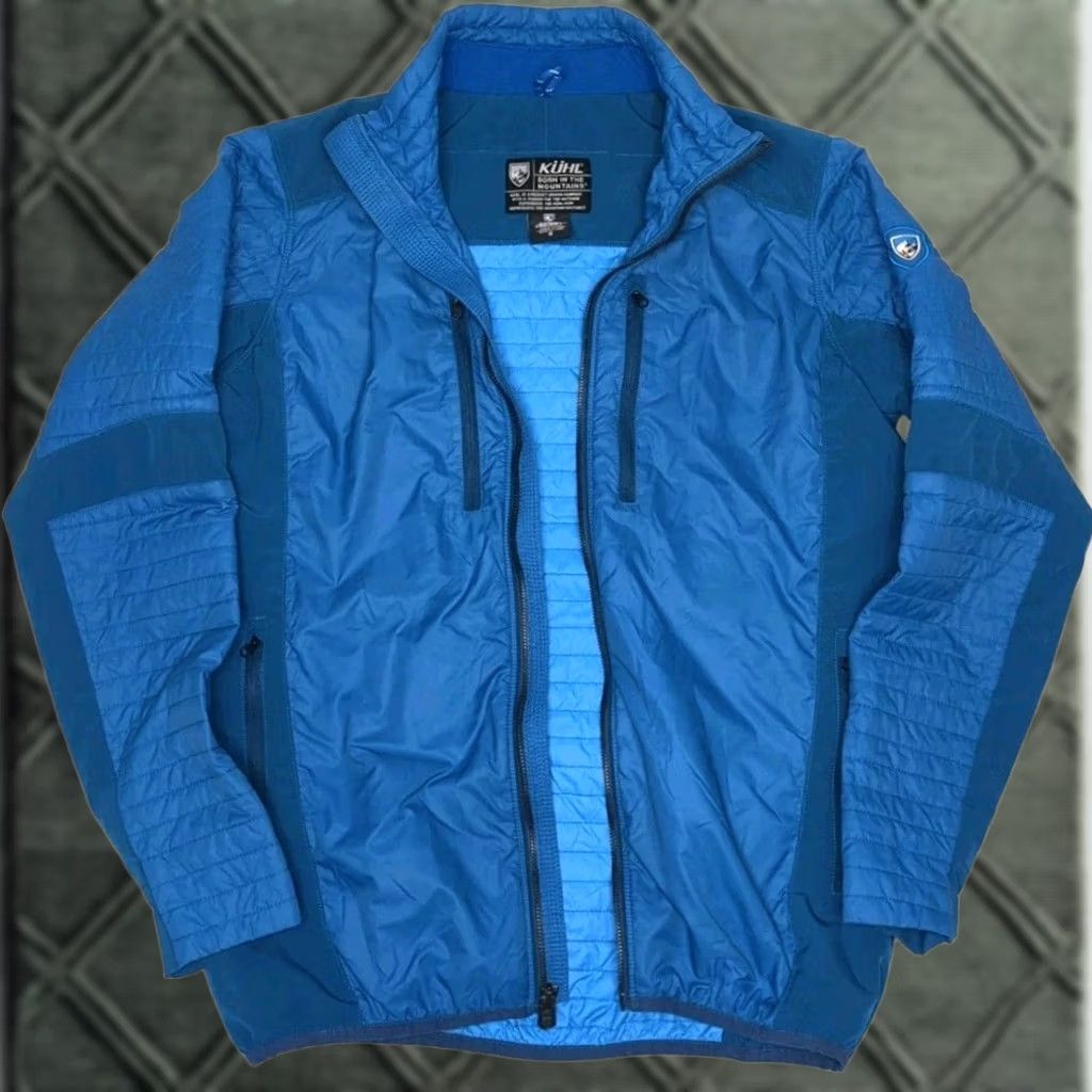 Vintage Kuhl Projekt Firefly Ultralight Primaloft Quilted Puffer Jacket Blue Mens Small Size US S / EU 44-46 / 1 - 1 Thumbnail