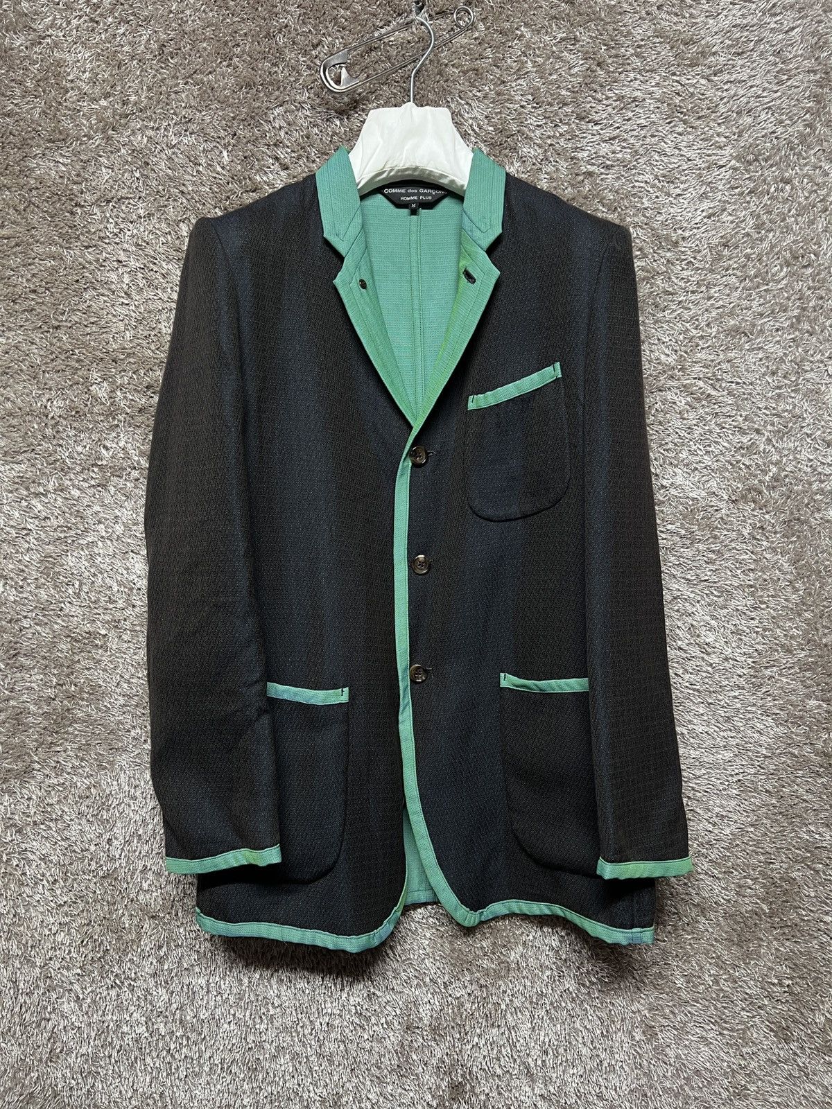 Comme des Garcons Homme Plus 2001 S/S twotone jacket Size US M / EU 48-50 / 2 - 1 Thumbnail