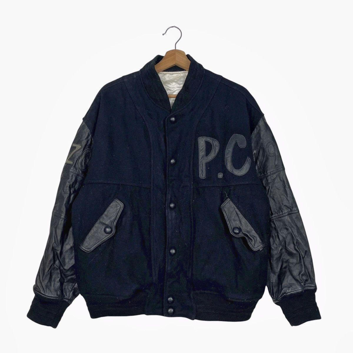 Japanese Brand Japanese Brand Passo Club Varsity Leather Jacket Size US M / EU 48-50 / 2 - 1 Thumbnail