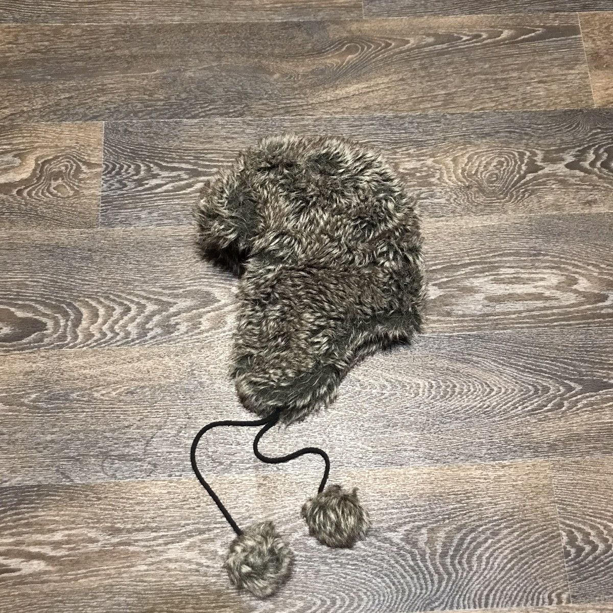 20471120 Vintage Mohair Hat with Ear Flaps Beanie Wool Fur Size ONE SIZE - 1 Thumbnail