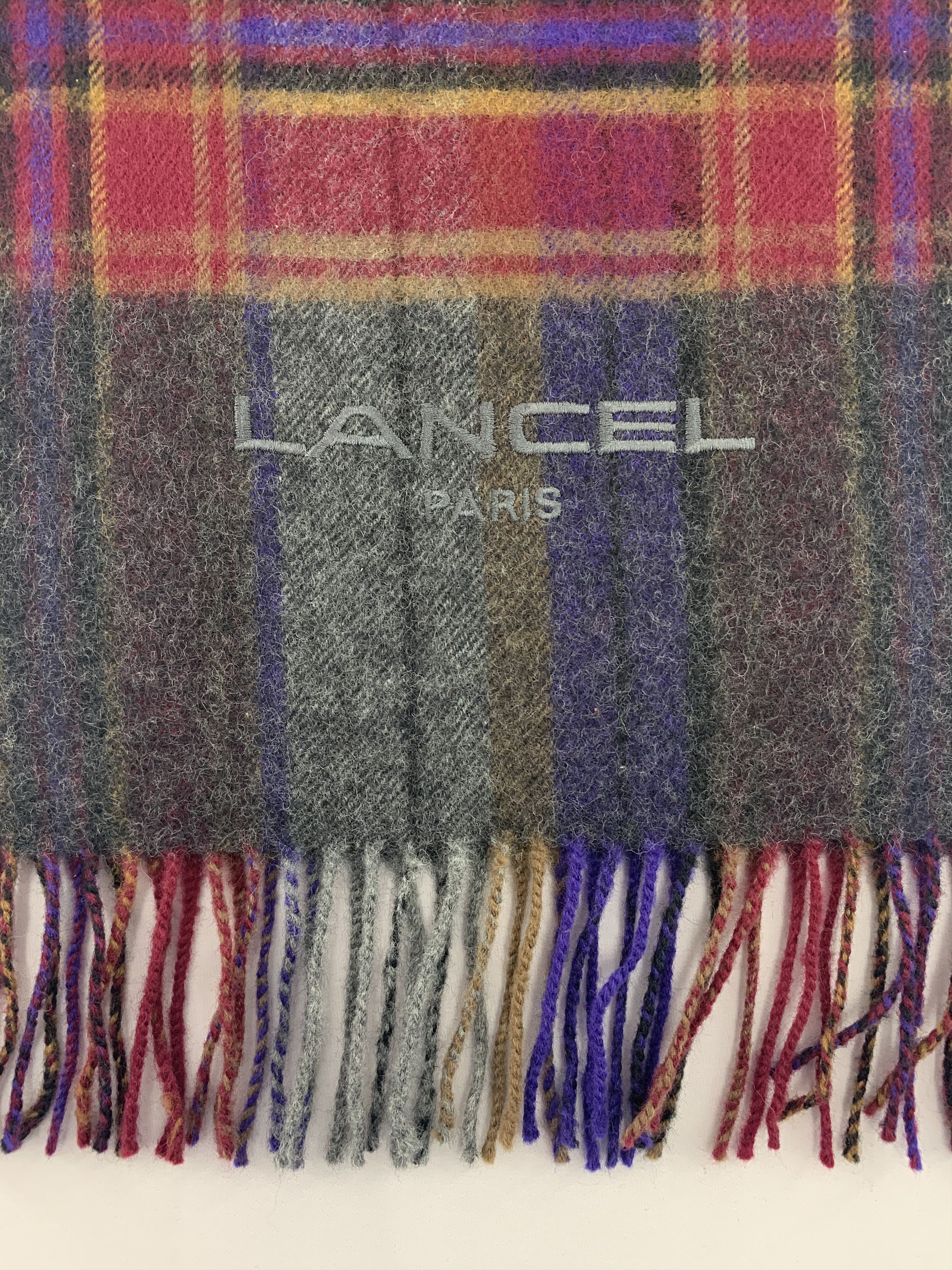 Lancel Lancel Scarf Wool Muffler Neck Wrap BL4355 Size ONE SIZE - 4 Thumbnail
