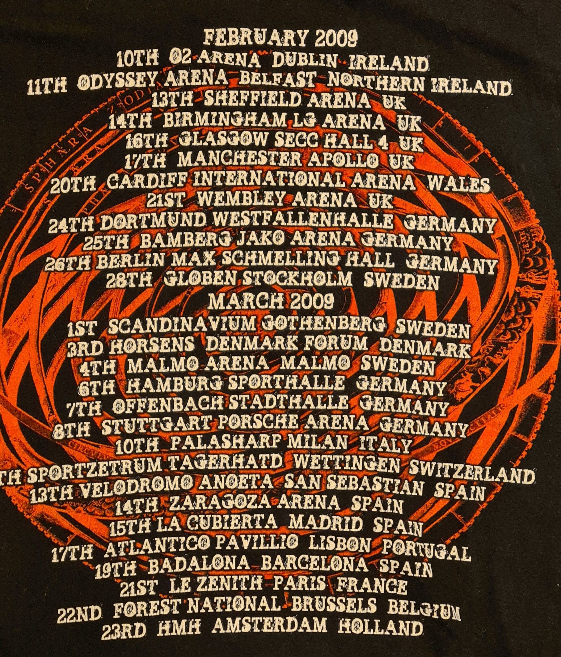 Fruit Of The Loom JUDAS PRIEST Nostradamus Tour 2009 shirt Size US M / EU 48-50 / 2 - 3 Thumbnail